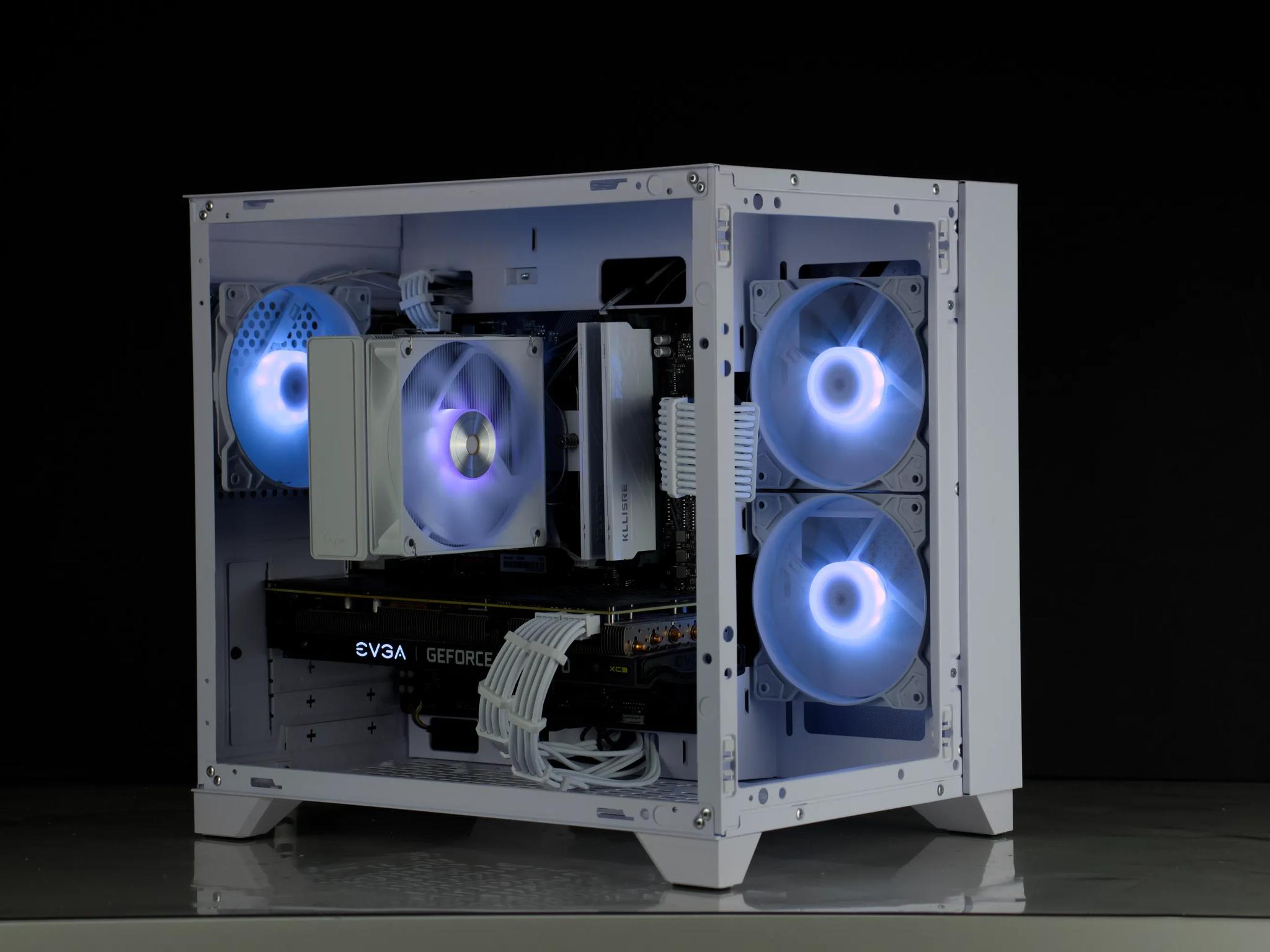 💎❅White Gaming PC – RTX 3070, Ryzen 5 5600X, 32GB, 1TB SSD - RGB, WiFi💎❅