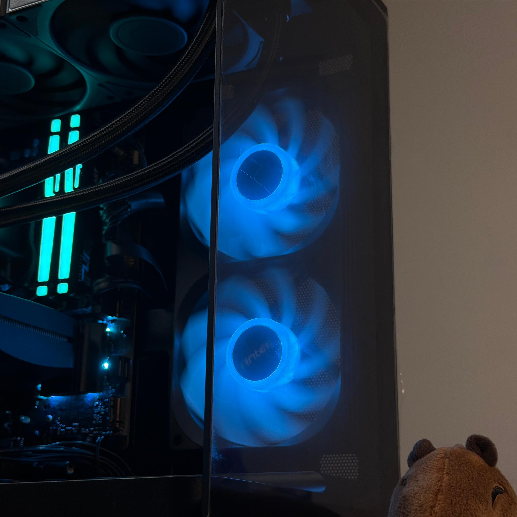 ♠️⚡🗡️ Black Gaming PC | Ryzen 5 9600x, RTX 5060 Ti, 16GB RAM, 1TB SSD, | CUSTOMIZABLE LCD SCREEN