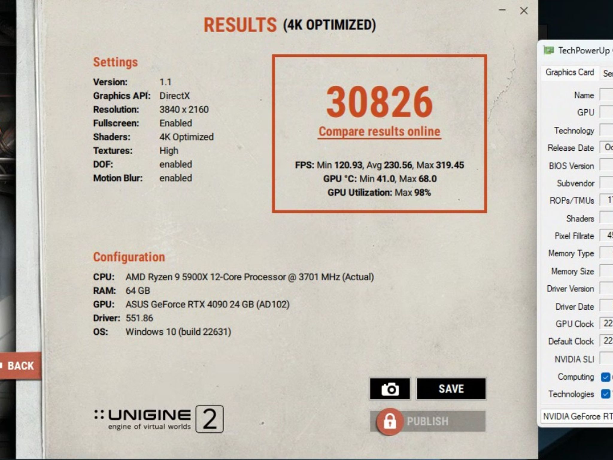 Asus RTX 4090 Tuf OC 24 GB