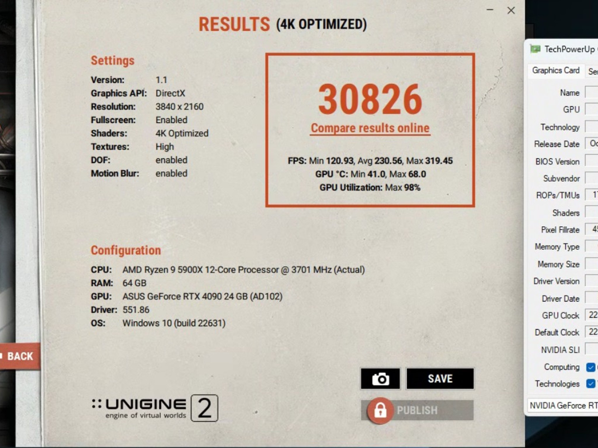 Asus RTX 4090 Tuf OC 24 GB