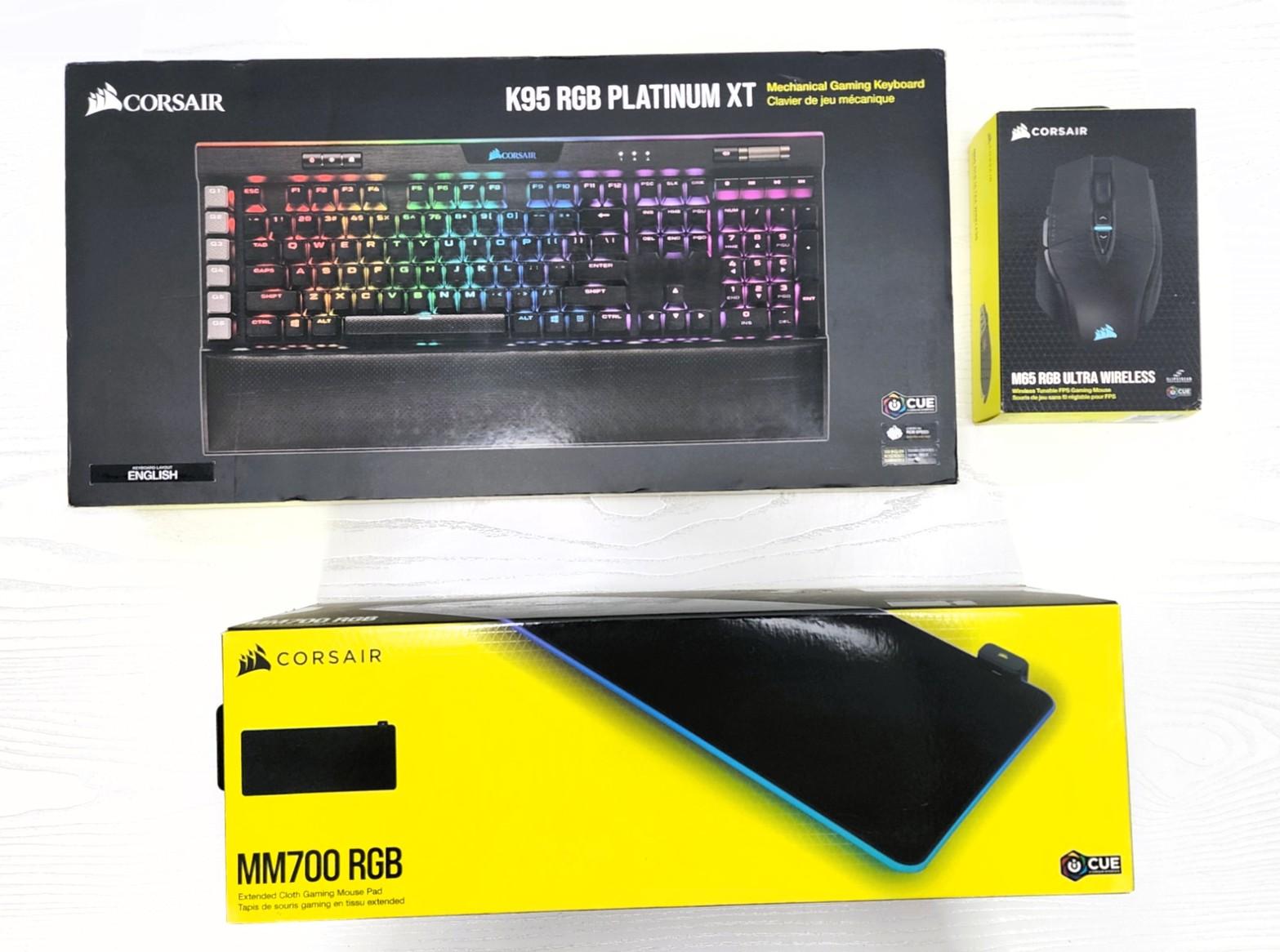 Corsair KB/M & Deskmat Gamer's Set II