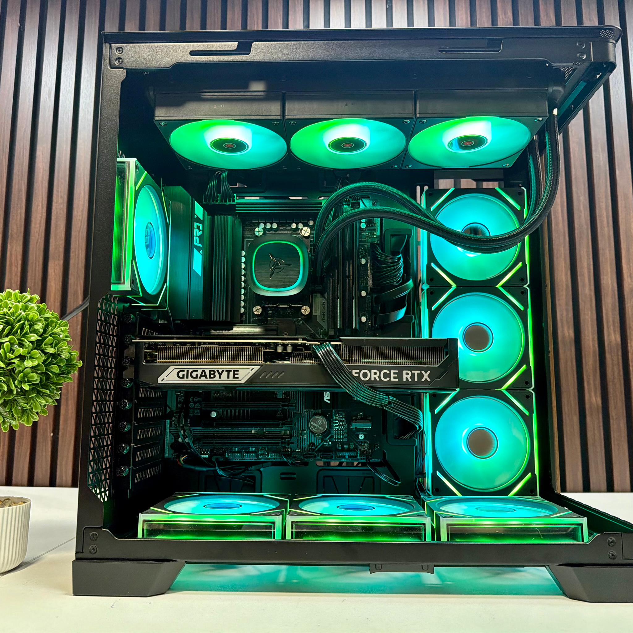 RTX 5070 TI | Ryzen 9800X3D | 32GB DDR5 CL 30 | 2TB M.2 | 1200 Watt Gold PSU | AIO