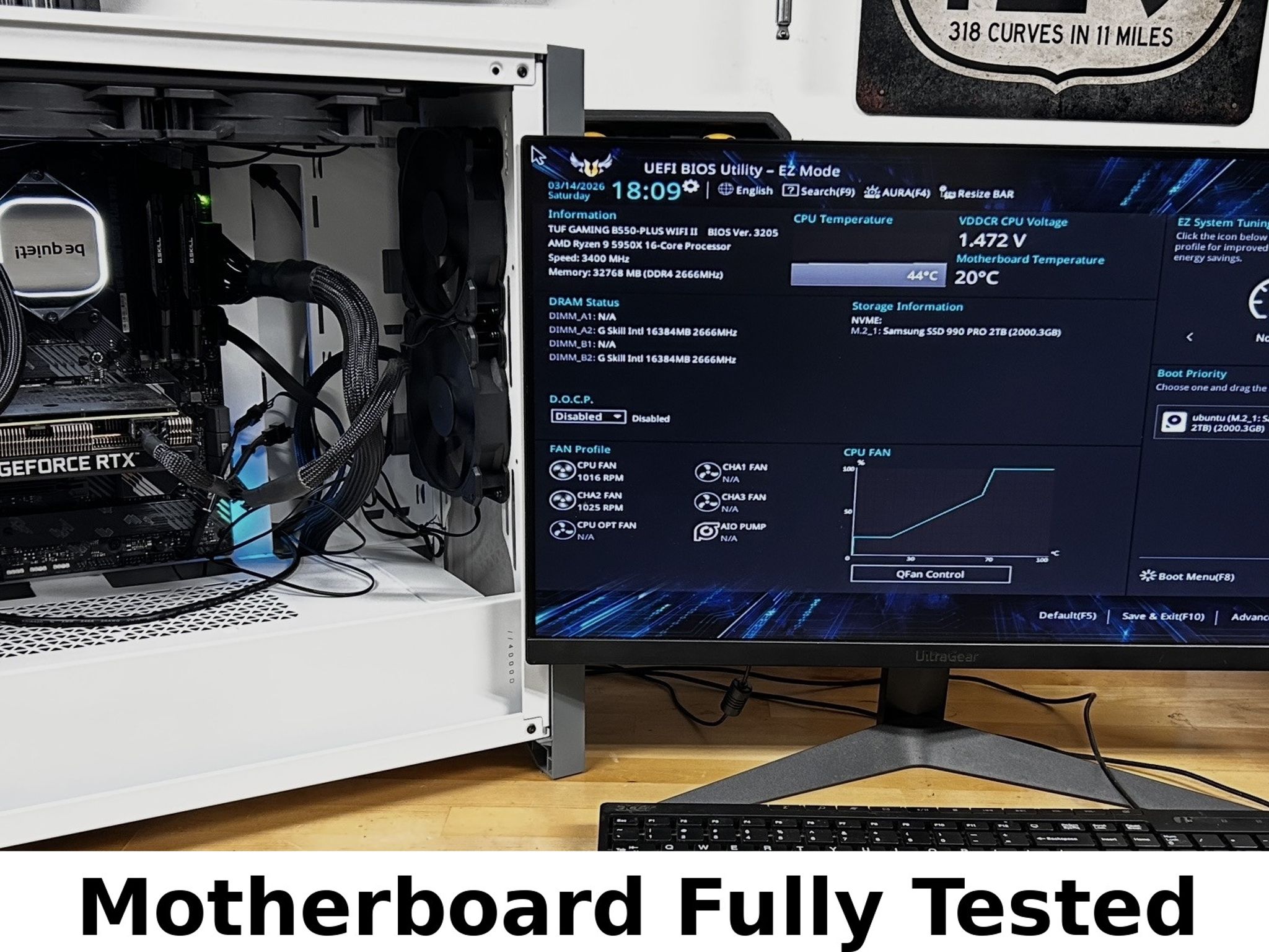 B550-PLUS WiFi AM4 ATX ASUS TUF Gaming Motherboard