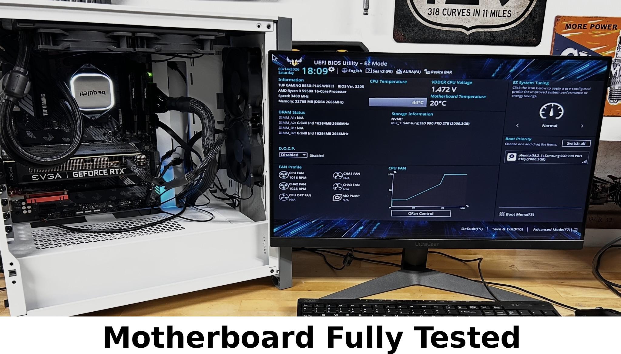 B550-PLUS WiFi AM4 ATX ASUS TUF Gaming Motherboard