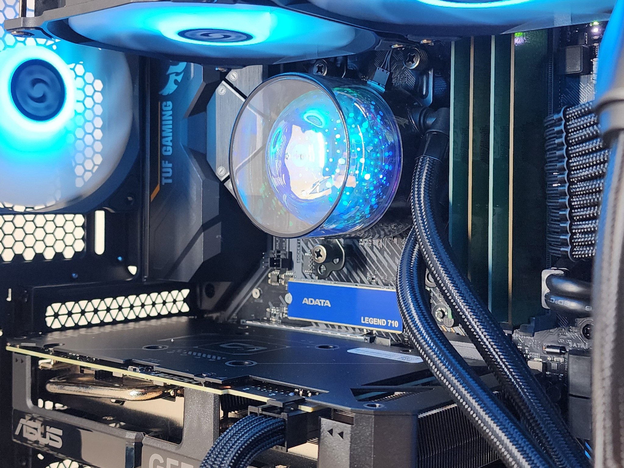Gaming PC Ryzen 7 5700X 16GB RAM 1TB SSD RTX 4070 12GB Windows 11 Computer