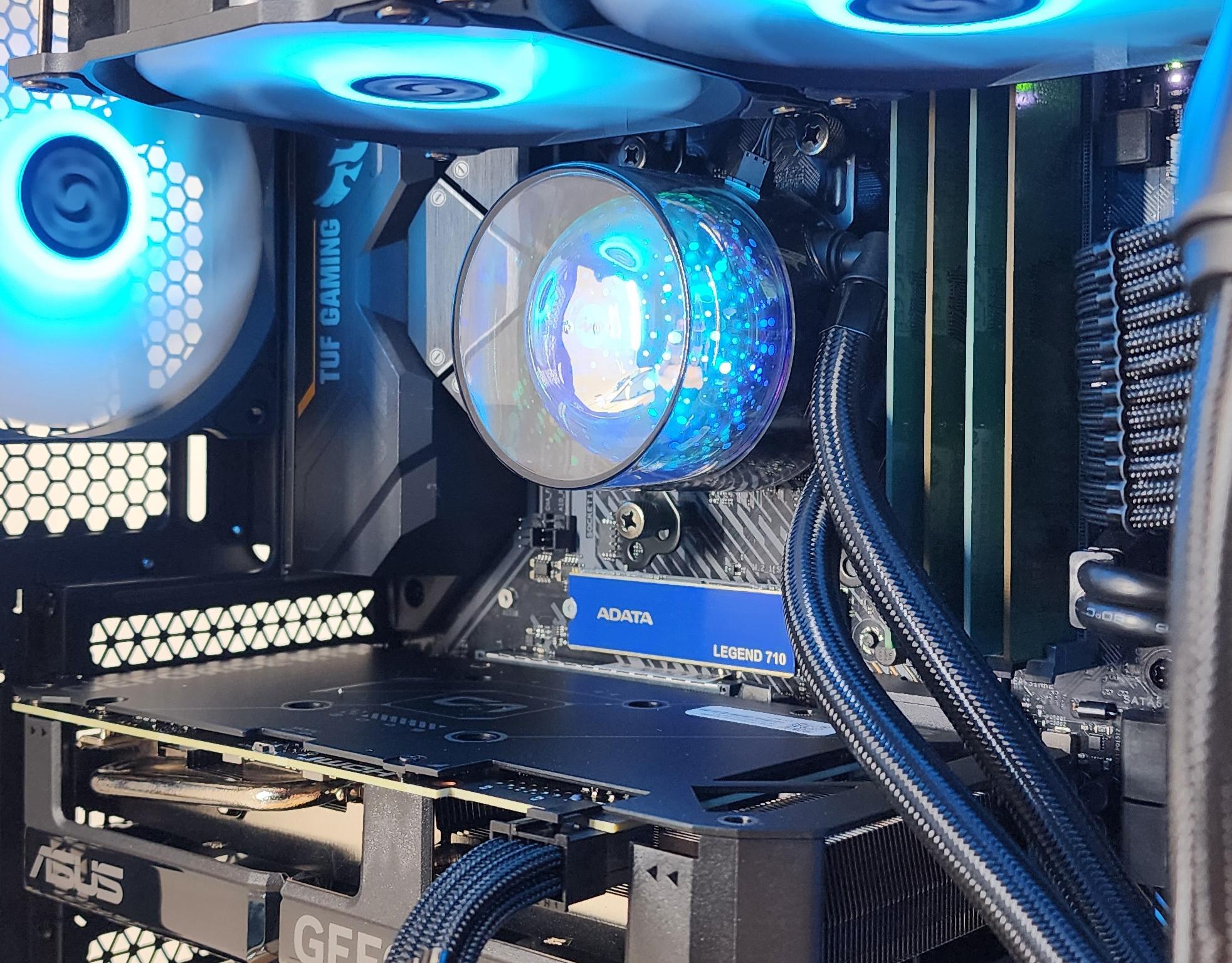 Gaming PC Ryzen 7 5700X 16GB RAM 1TB SSD RTX 4070 12GB Windows 11 Computer