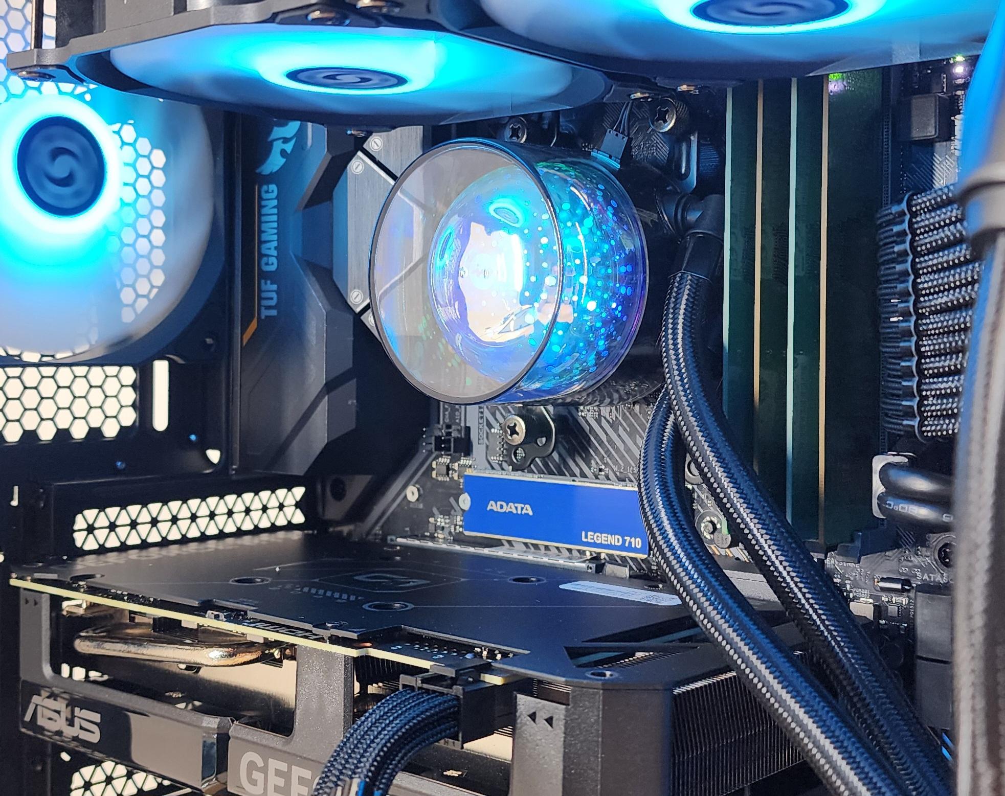 Gaming PC Ryzen 7 5700X 16GB RAM 1TB SSD RTX 4070 12GB Windows 11 Computer