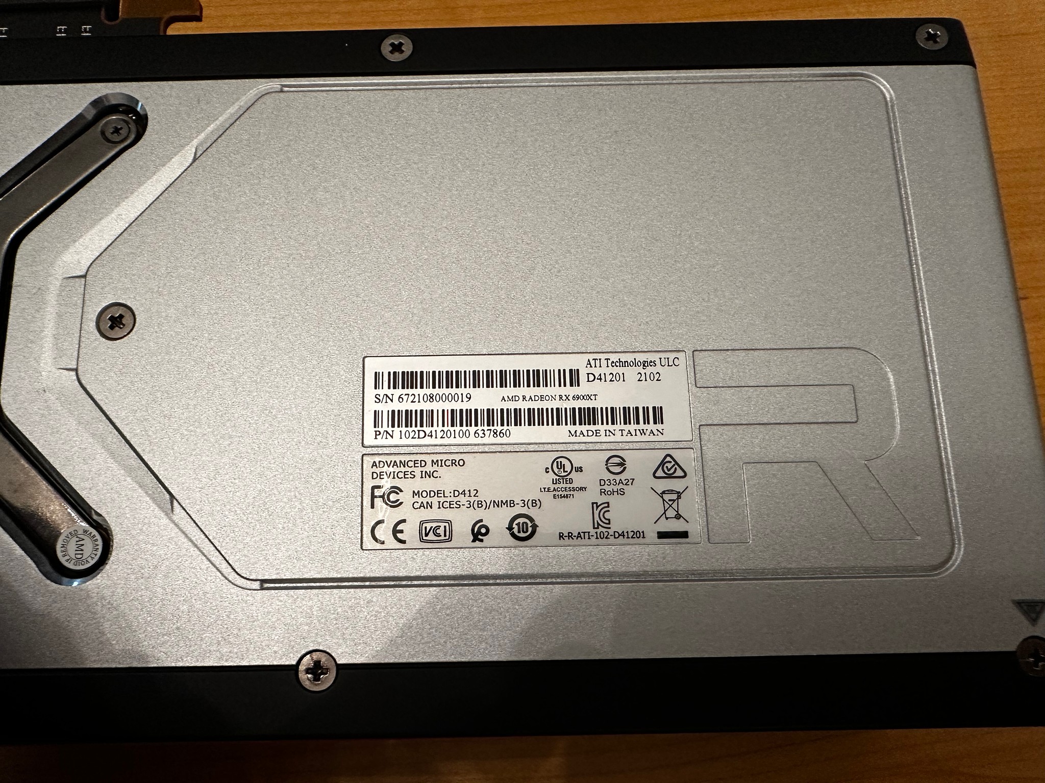 AMD Radeon 6900xt Reference