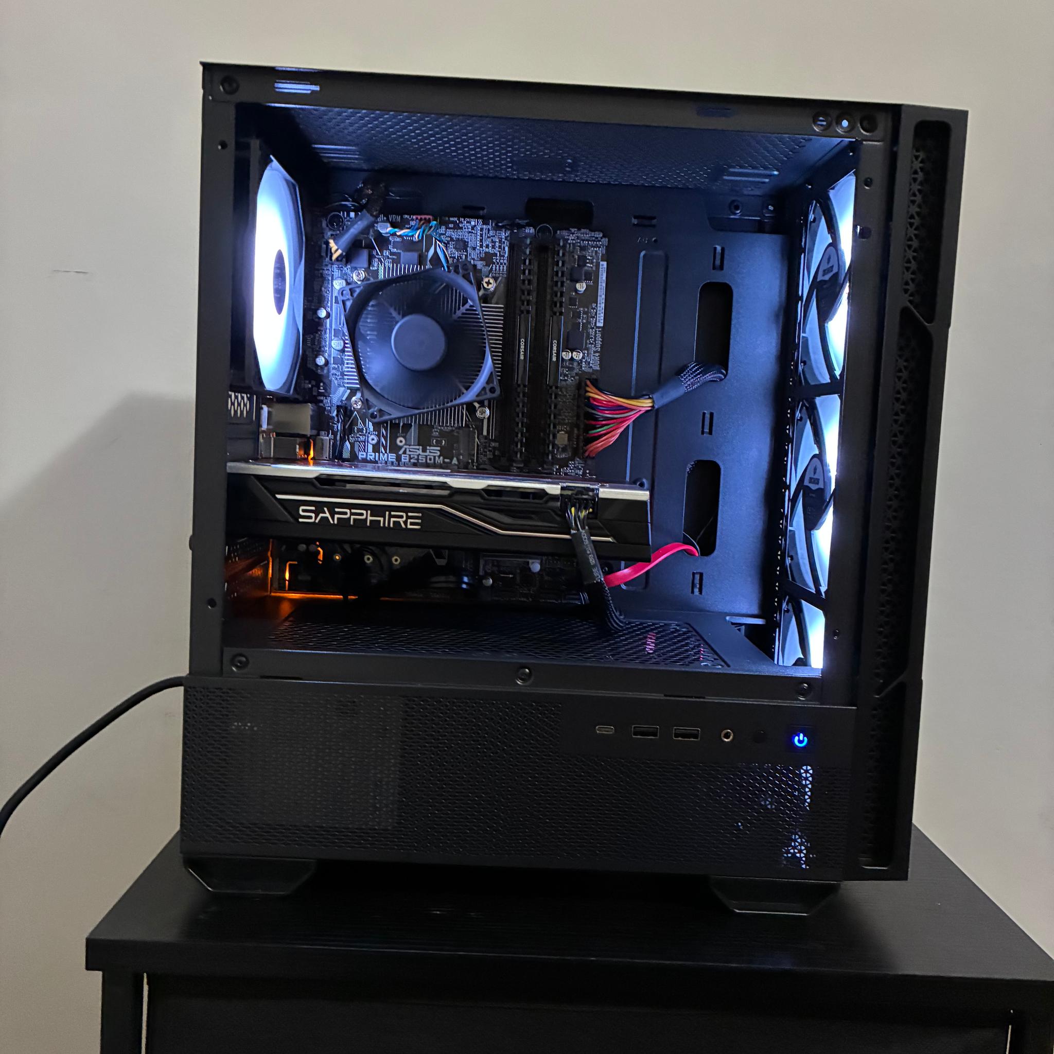Budget Gaming PC | RX 580 8G | Intel i5-7400 | 1TB Storage | 16GB Ram | 500w PSU
