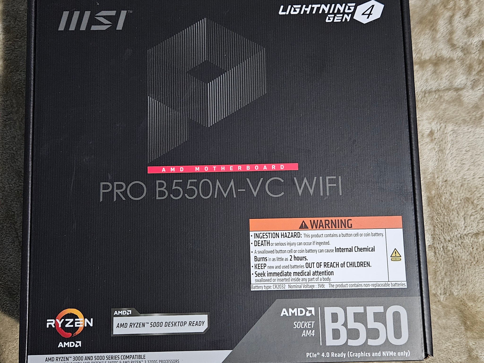 Msi B550M-VC WIFI