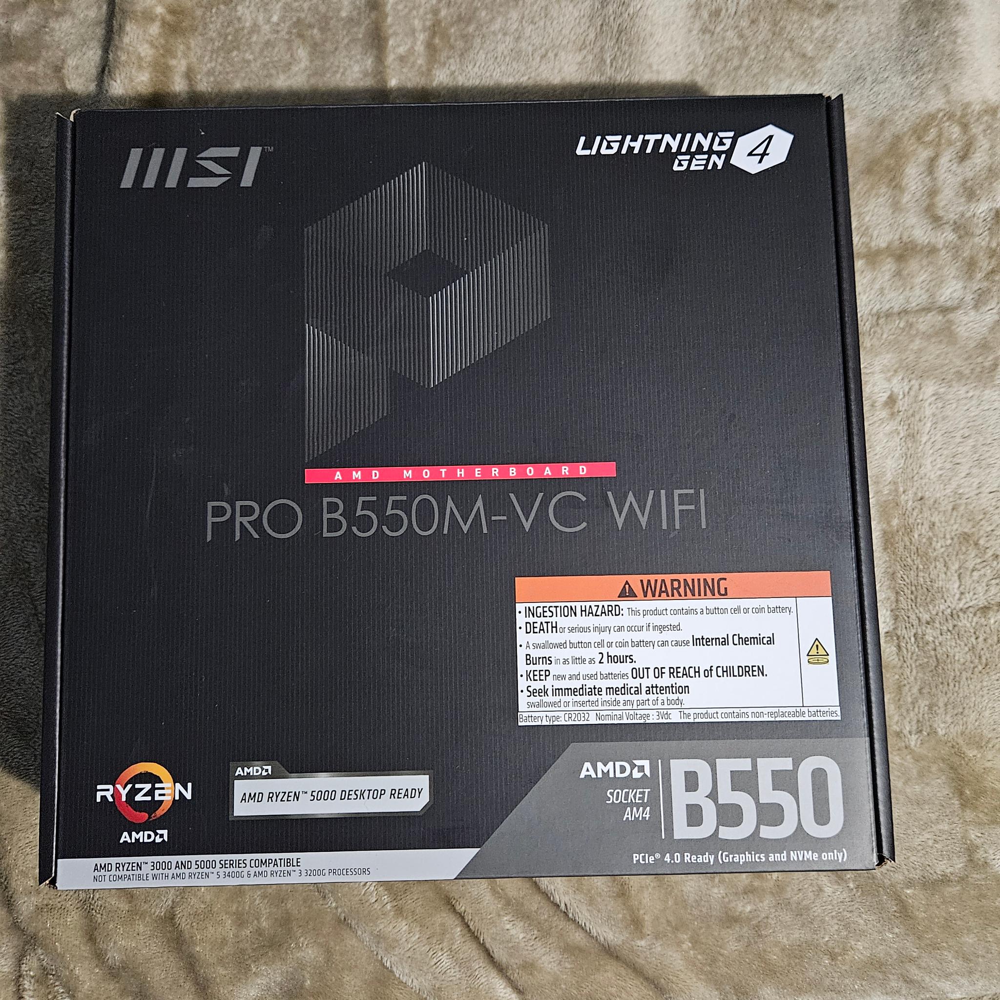 Msi B550M-VC WIFI