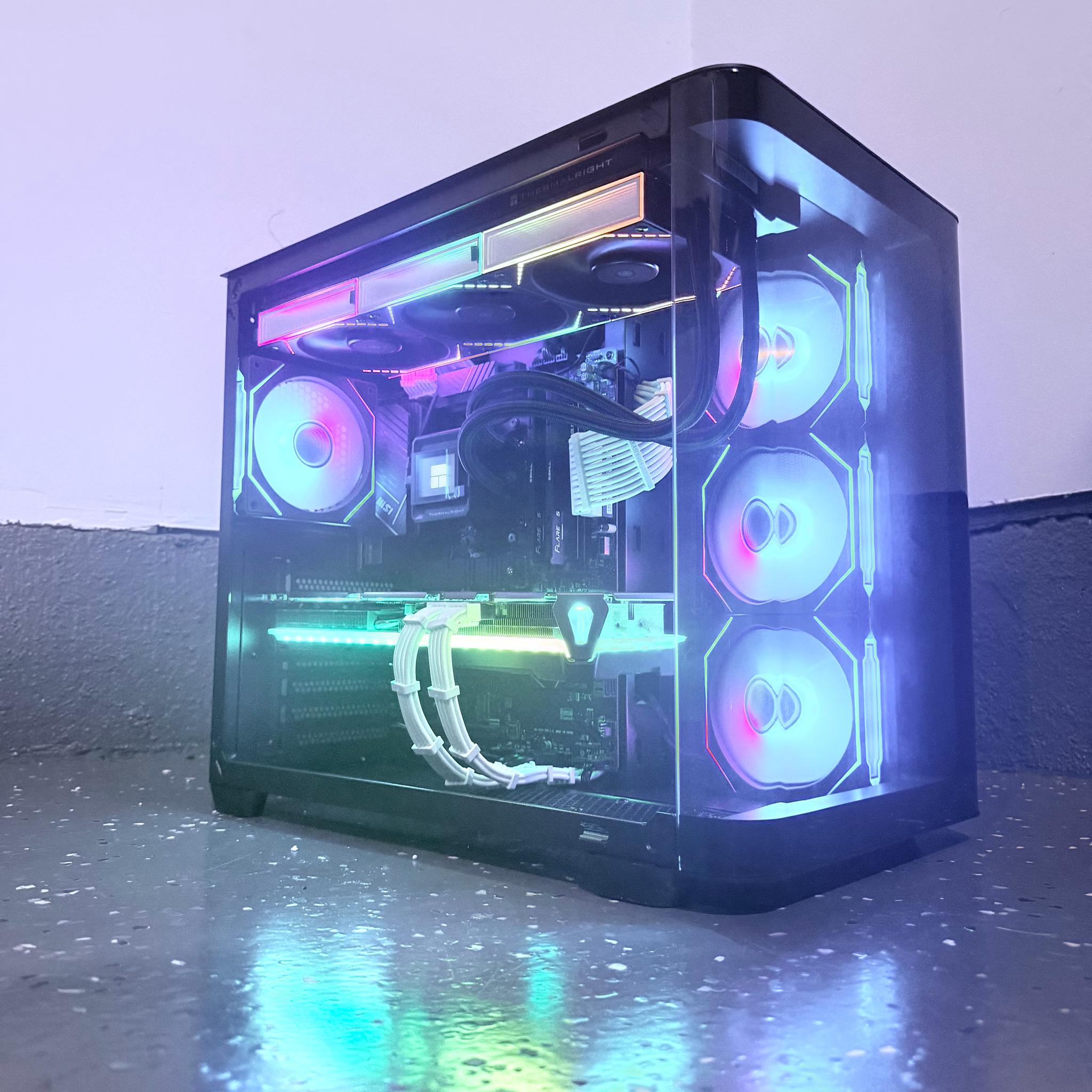🌈"Astral Spectrum"⚫️| 4k Gaming | RX 7800XT 16GB | Ryzen 7 7700X | 32GB DDR5 | 1TB SSD+Dram