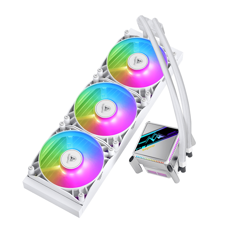 SEGOTEP 🆒KL-360🆒 | WHITE 360mm ARGB AIO CPU Liquid Cooler | TDP: 320W | LGA 1700 & AM5 Ready