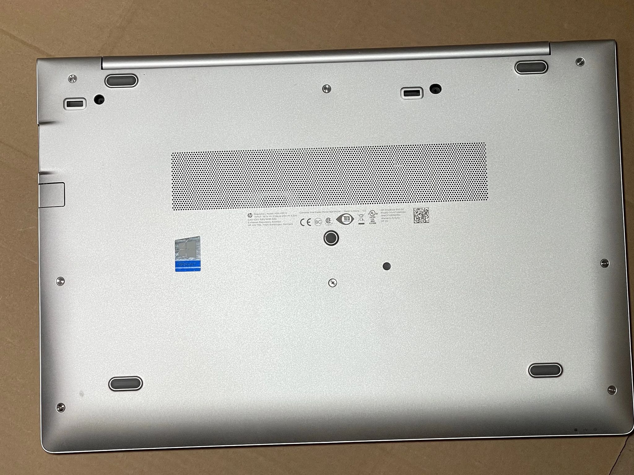 HP EliteBook 850 G5, Used, 15", i7-8650U, 16GB, 256GB