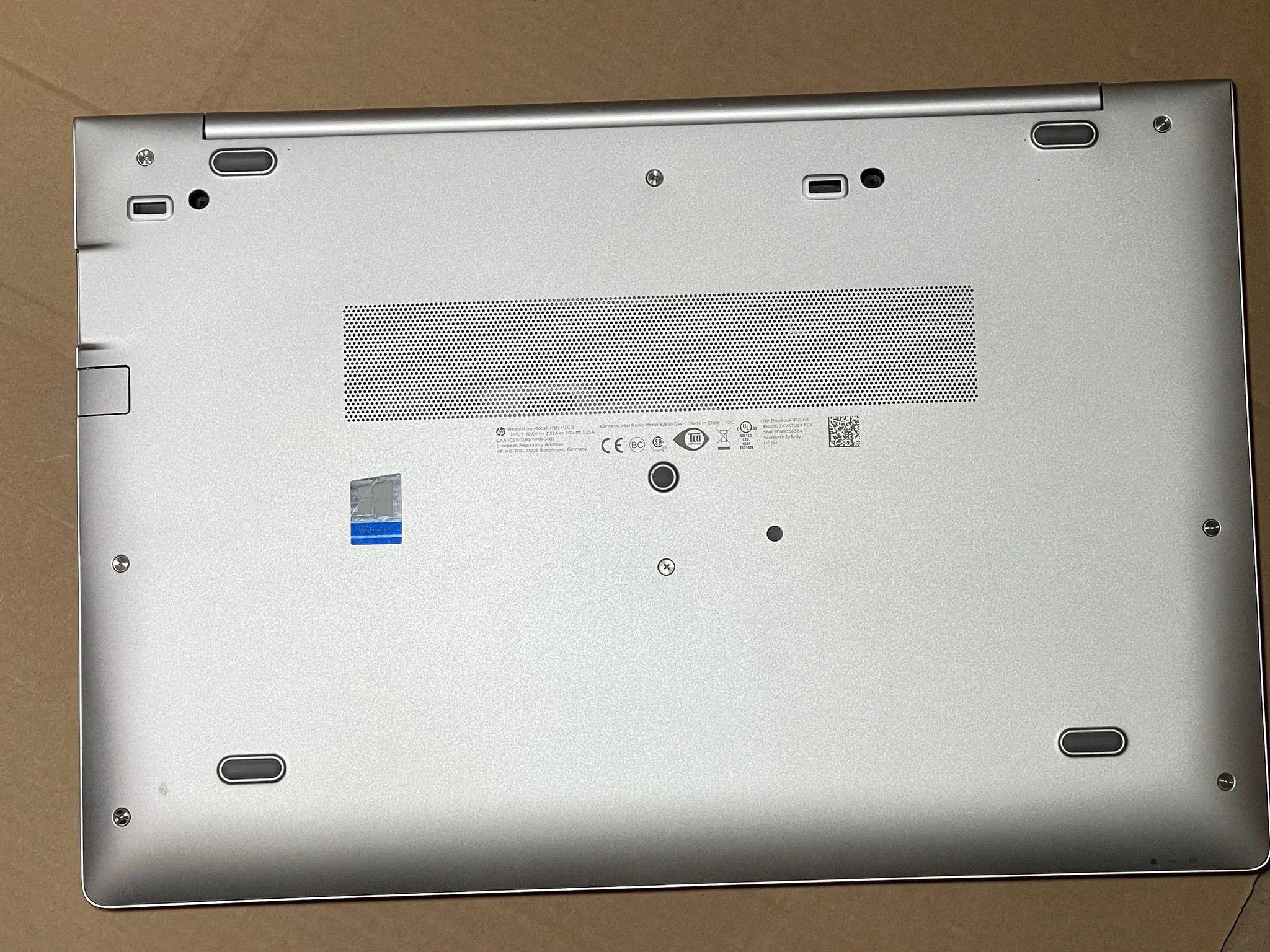 HP EliteBook 850 G5, Used, 15", i7-8650U, 16GB, 256GB