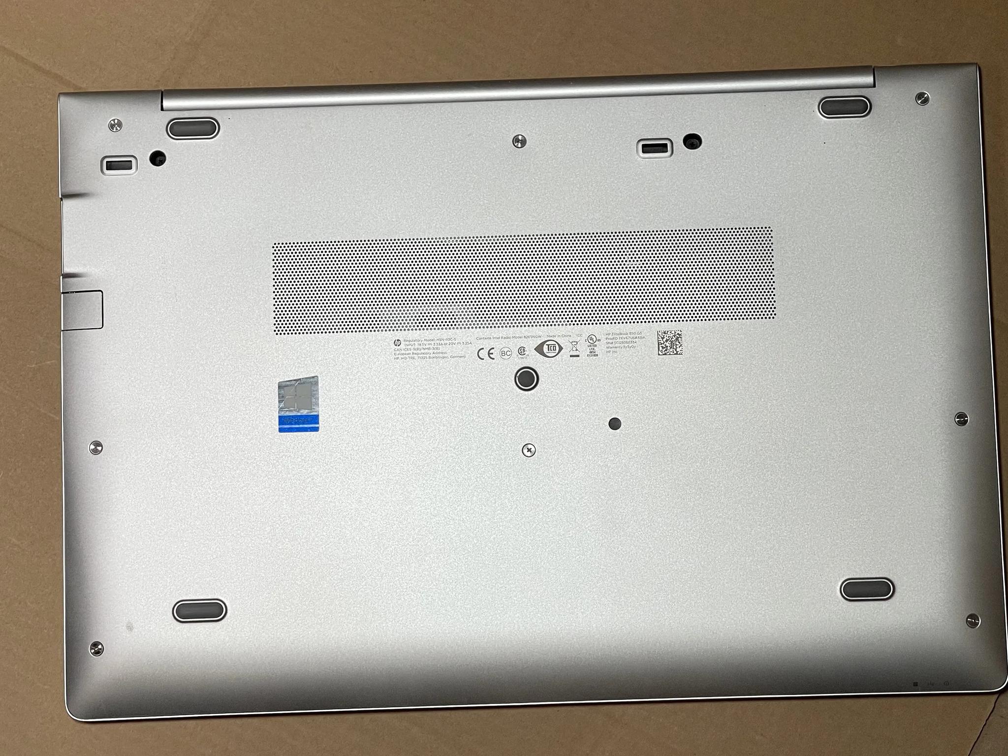 HP EliteBook 850 G5, Used, 15", i7-8650U, 16GB, 256GB