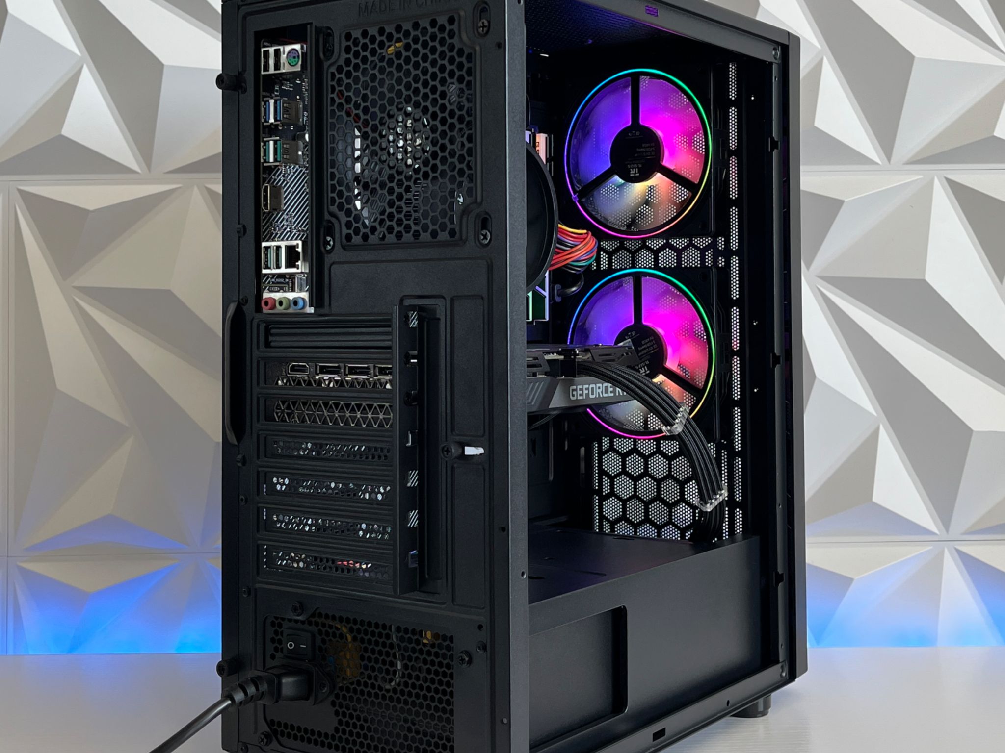 RTX 3060 Ti 8GB, Ryzen 5 3600X, 16GB RAM | Black RGB Gaming Computer/PC