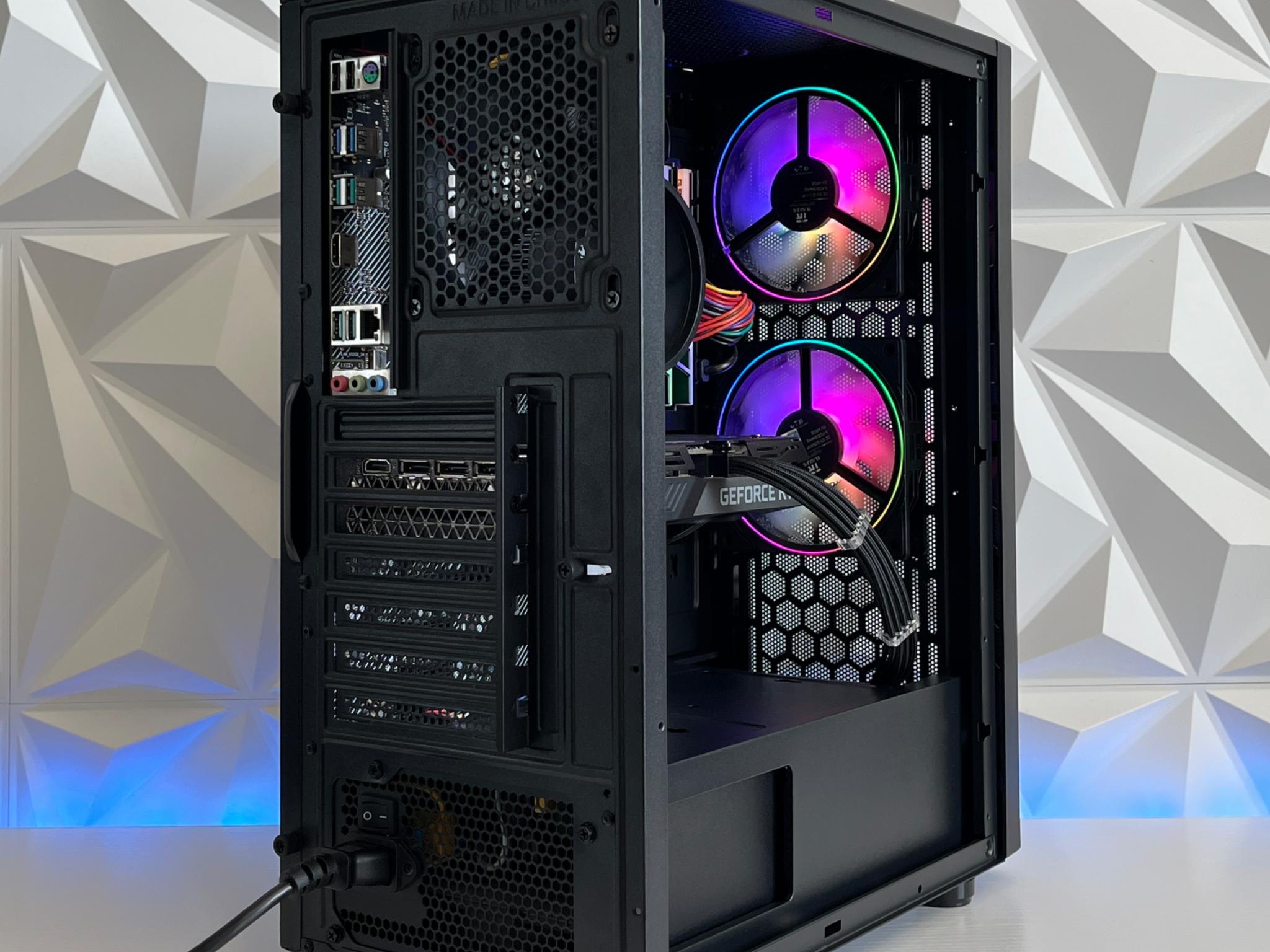 RTX 3060 Ti 8GB, Ryzen 5 3600X, 16GB RAM | Black RGB Gaming Computer/PC