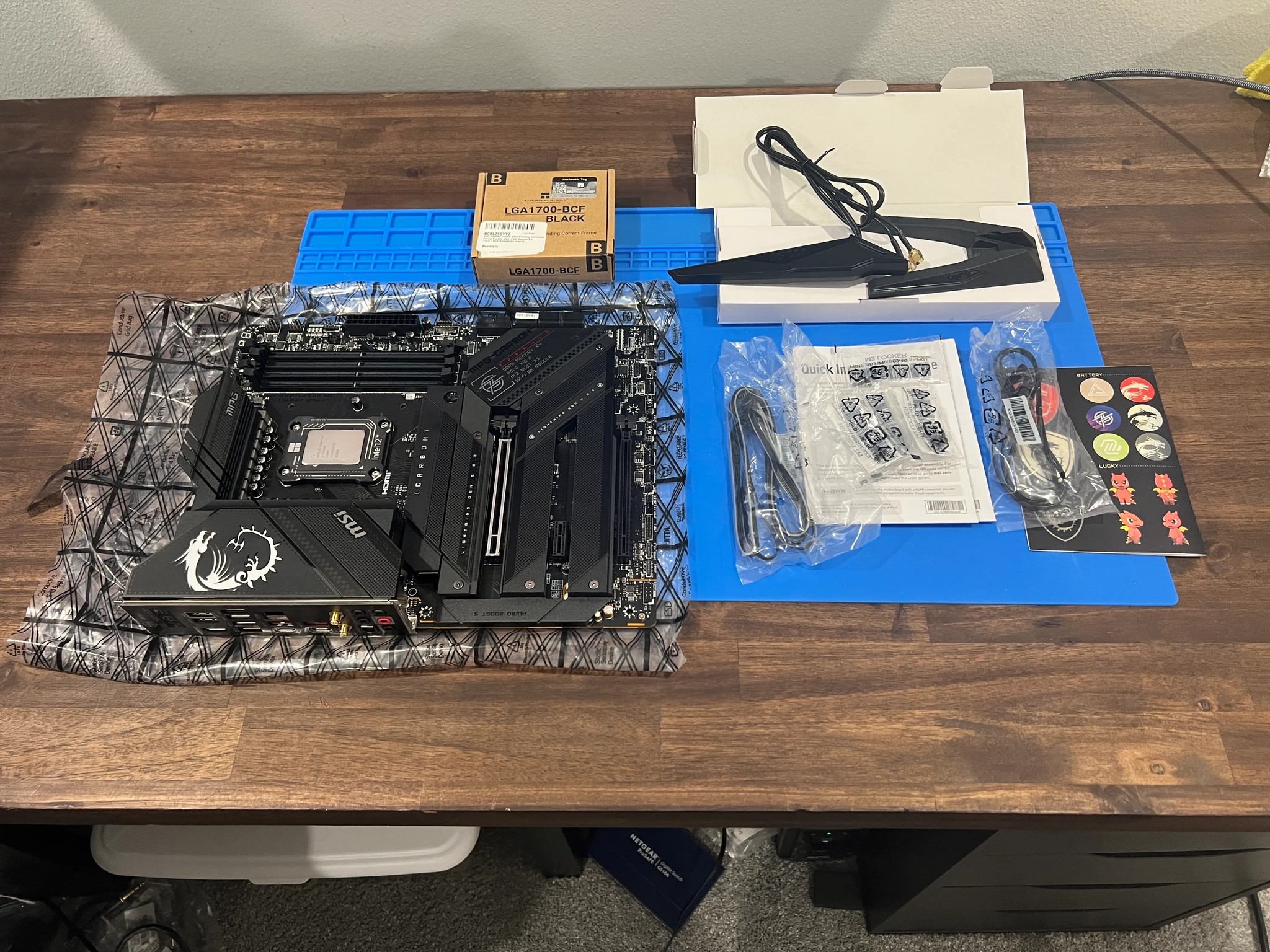 INTEL CORE I9-13900K W/ MSI MPG Z790 CARBON WIFI and INTEL CONTACT FRAME