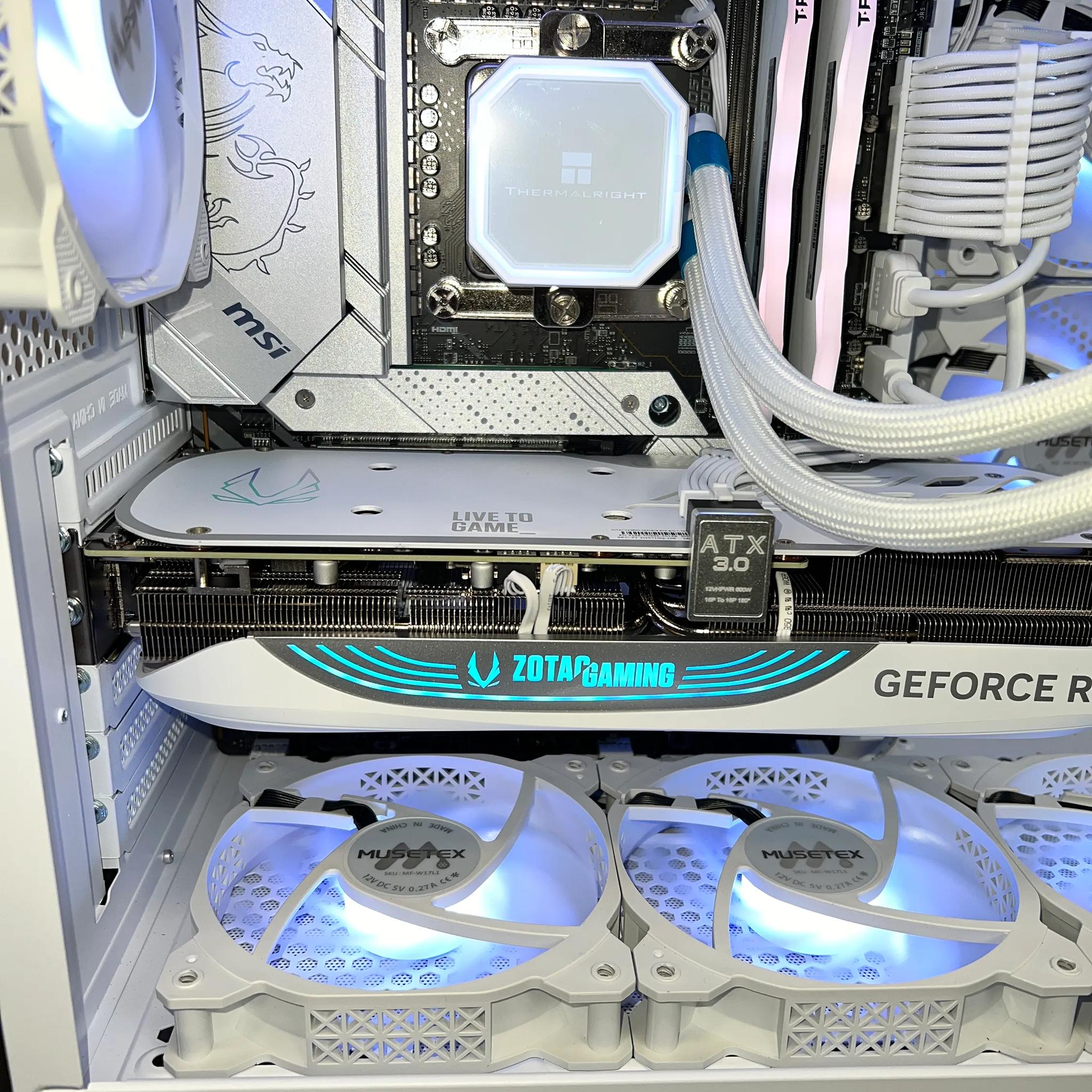 Intel 13600K RTX 4070 TI 32GB DDR5 2.5TB M.2 SSD Wifi 6E Bluetooth Win 11 Pro Gaming/Streaming PC