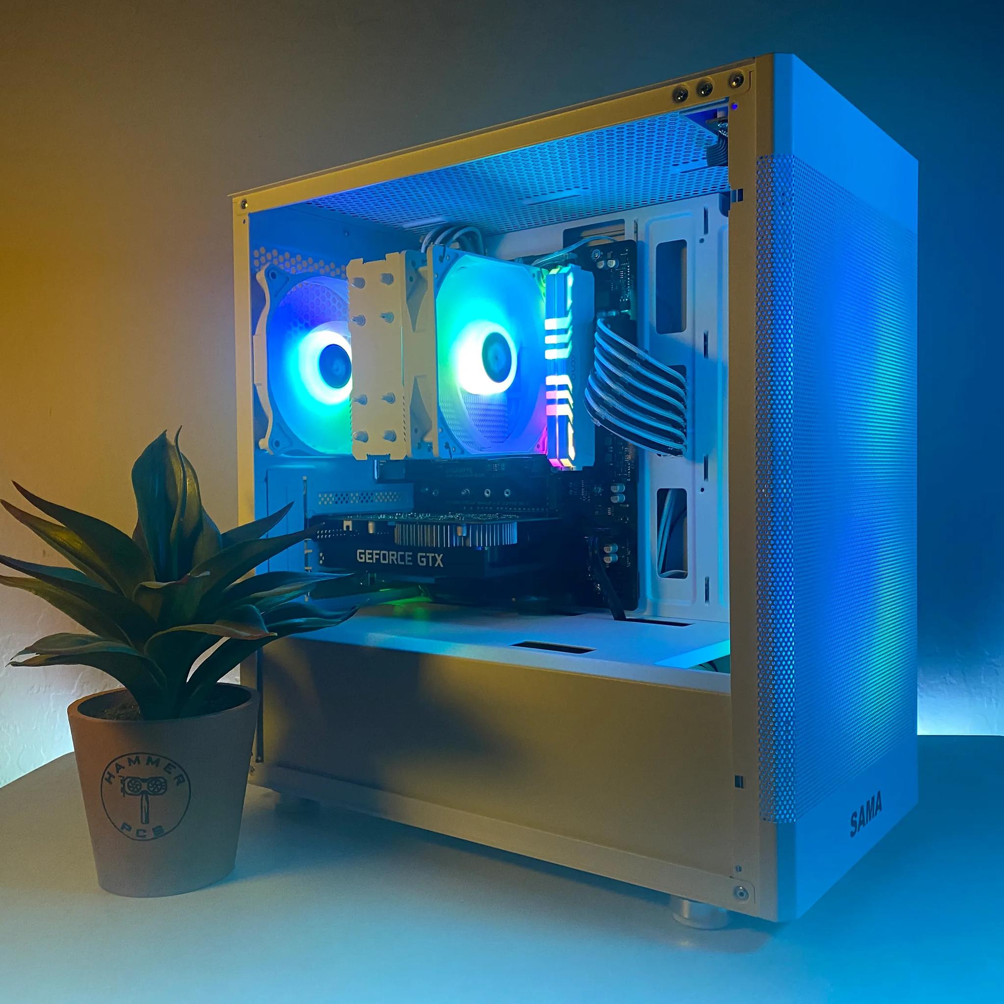 ❄️ FAST Custom Built White/RGB Gaming Computer ❄️| Windows 11 | Great for gaming!