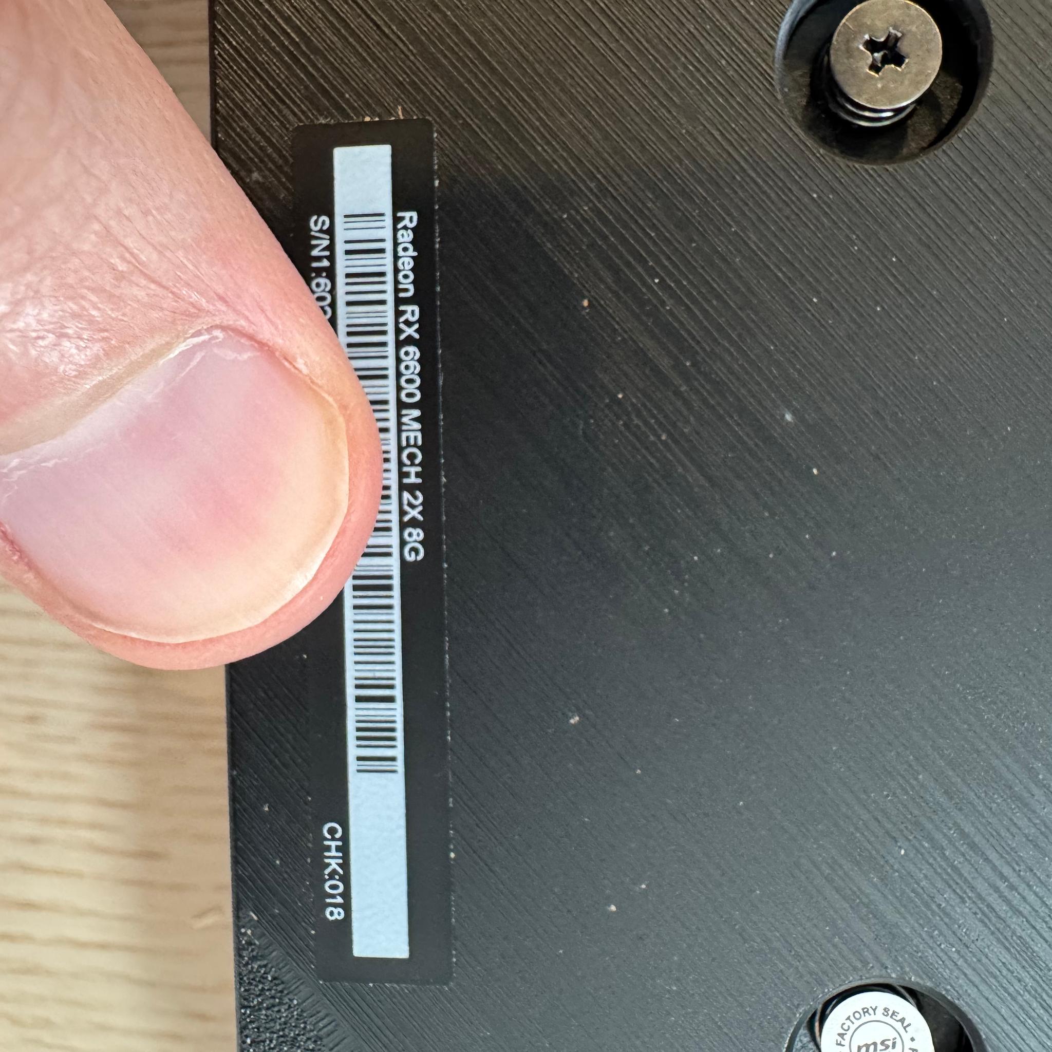 MSI RX 6600 8GB