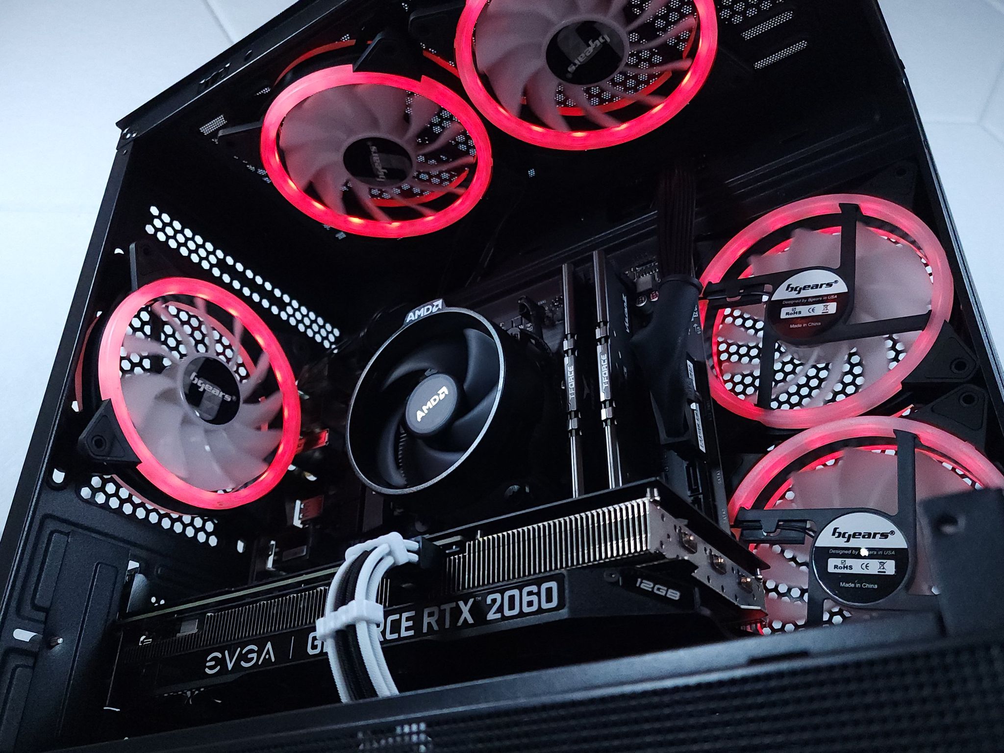 ❤️RTX 2060 12G || Ryzen 5 5500 || 16GB 3200MHz || 1TB M.2 SSD || 1080p Gaming Computer
