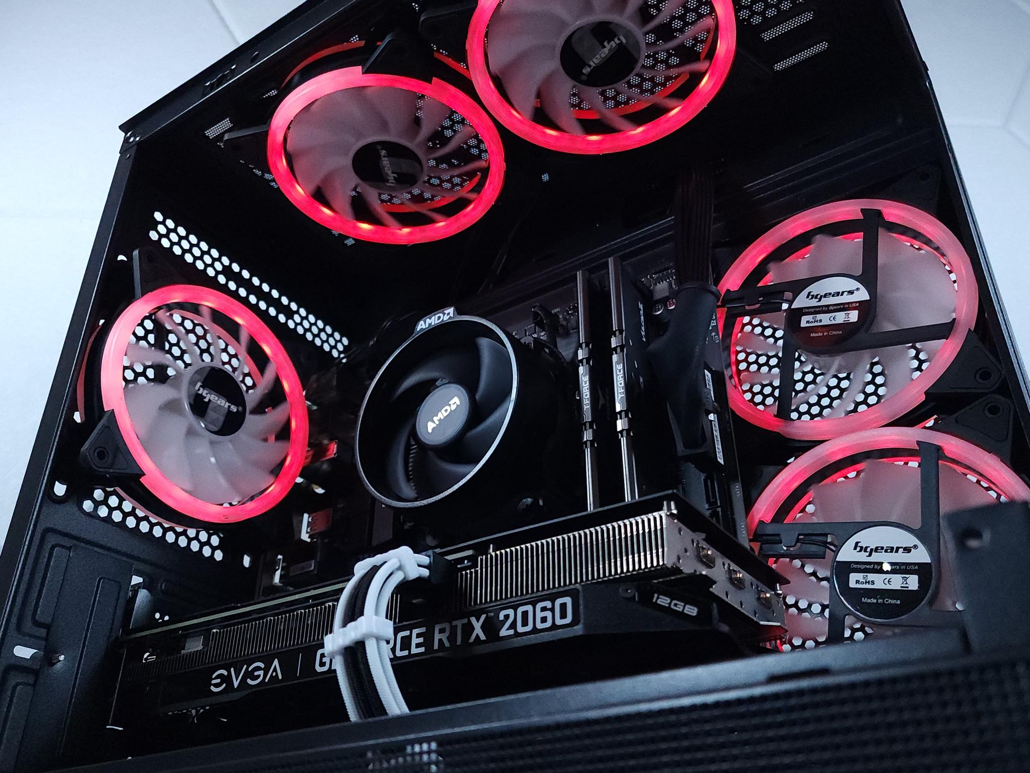 ❤️RTX 2060 12G || Ryzen 5 5500 || 16GB 3200MHz || 1TB M.2 SSD || 1080p Gaming Computer