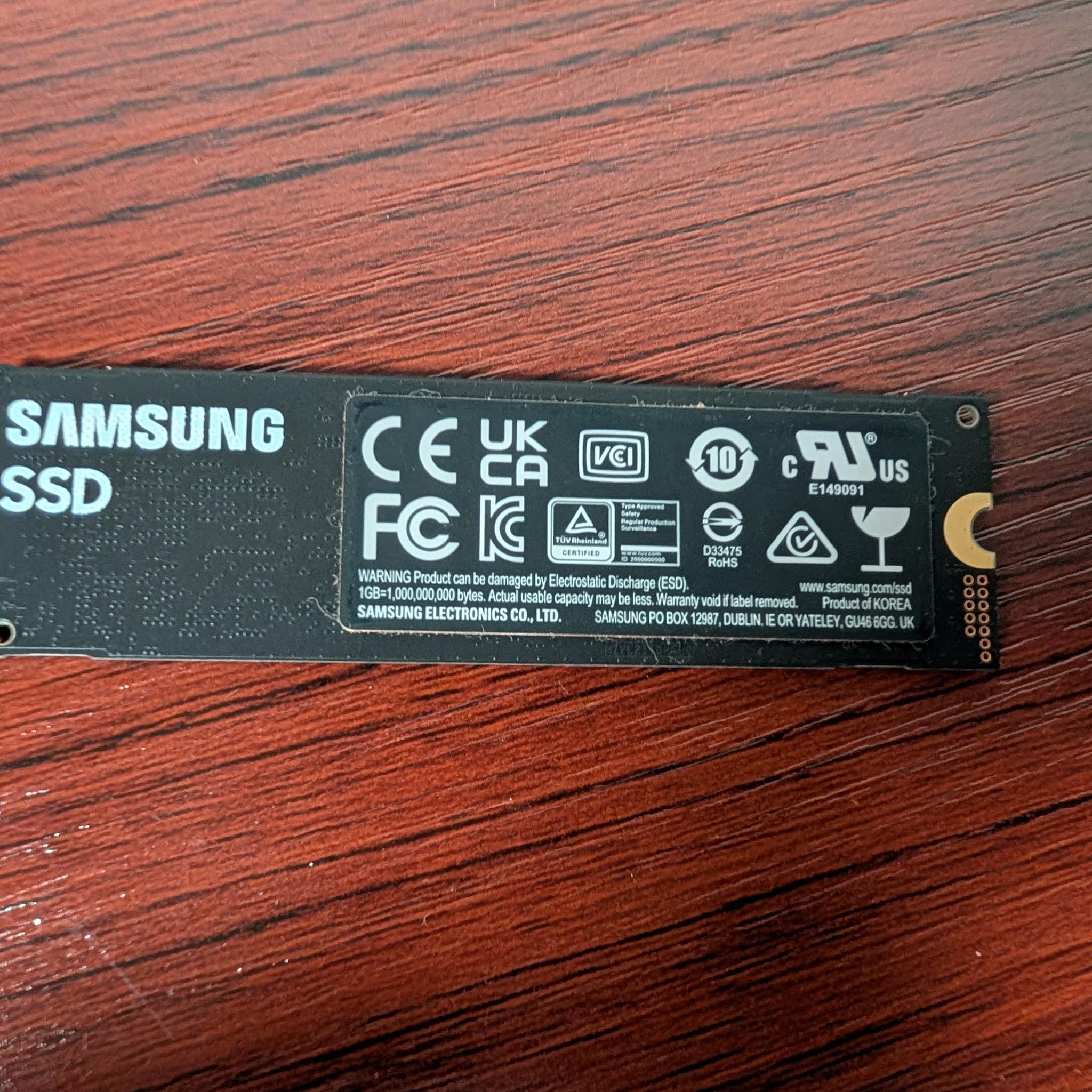 (x2) Samsung 980 Pro 1TB M.2 NVMe SSDs *100% Health*