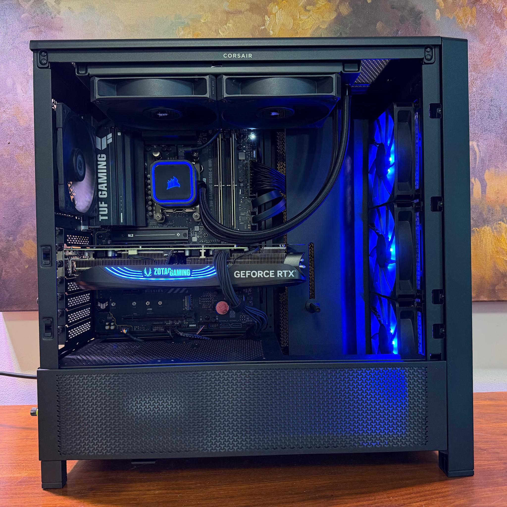 RTX 4070 Ti SUPER | Ryzen 7 7700X | 32GB DDR5-6000 | 2TB NVMe | Corsair H115i AIO | 850W Gold PSU