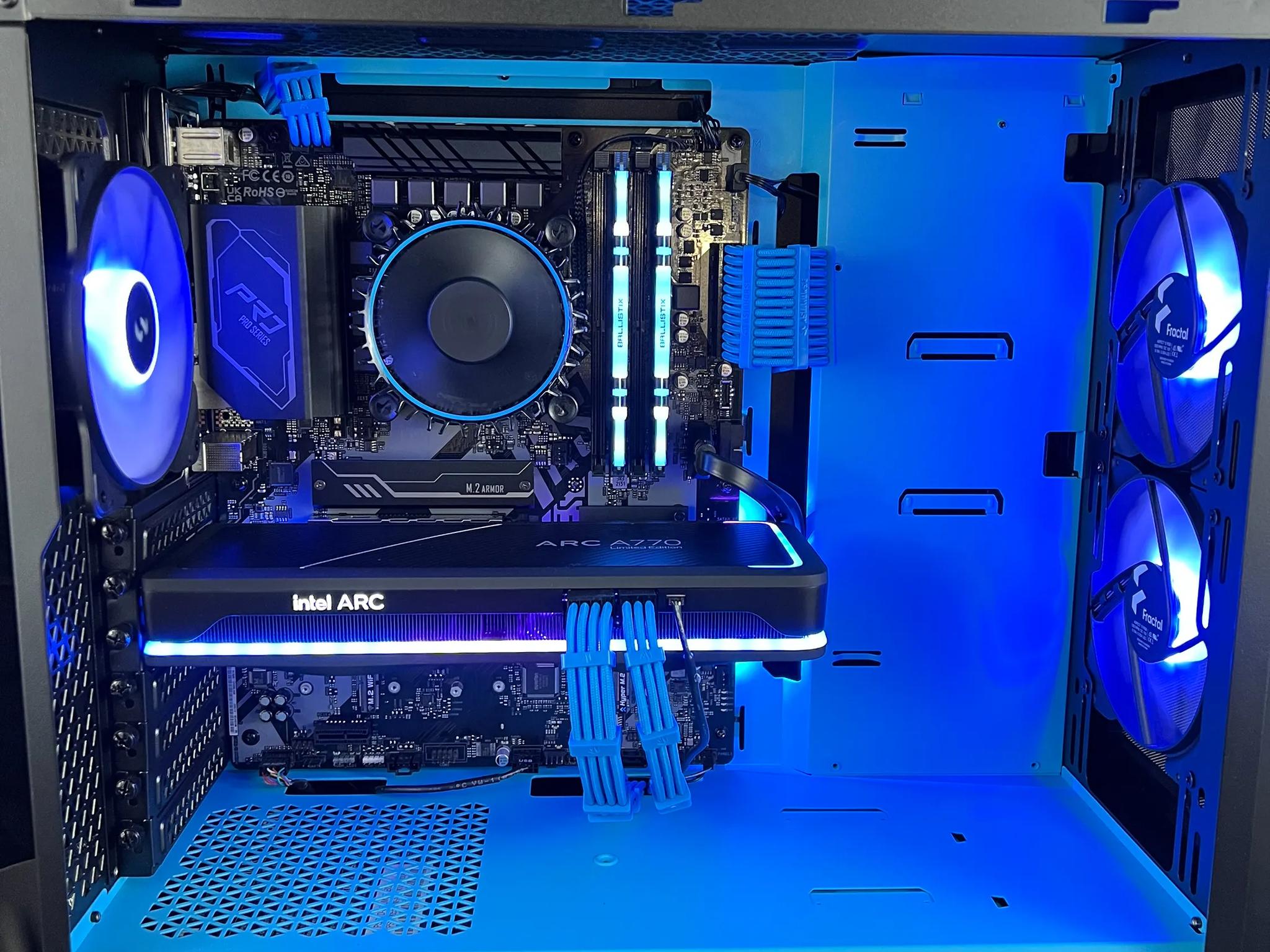 Intel Blue Mid-Range Gaming PC | i5-12400 | Arc LE A770