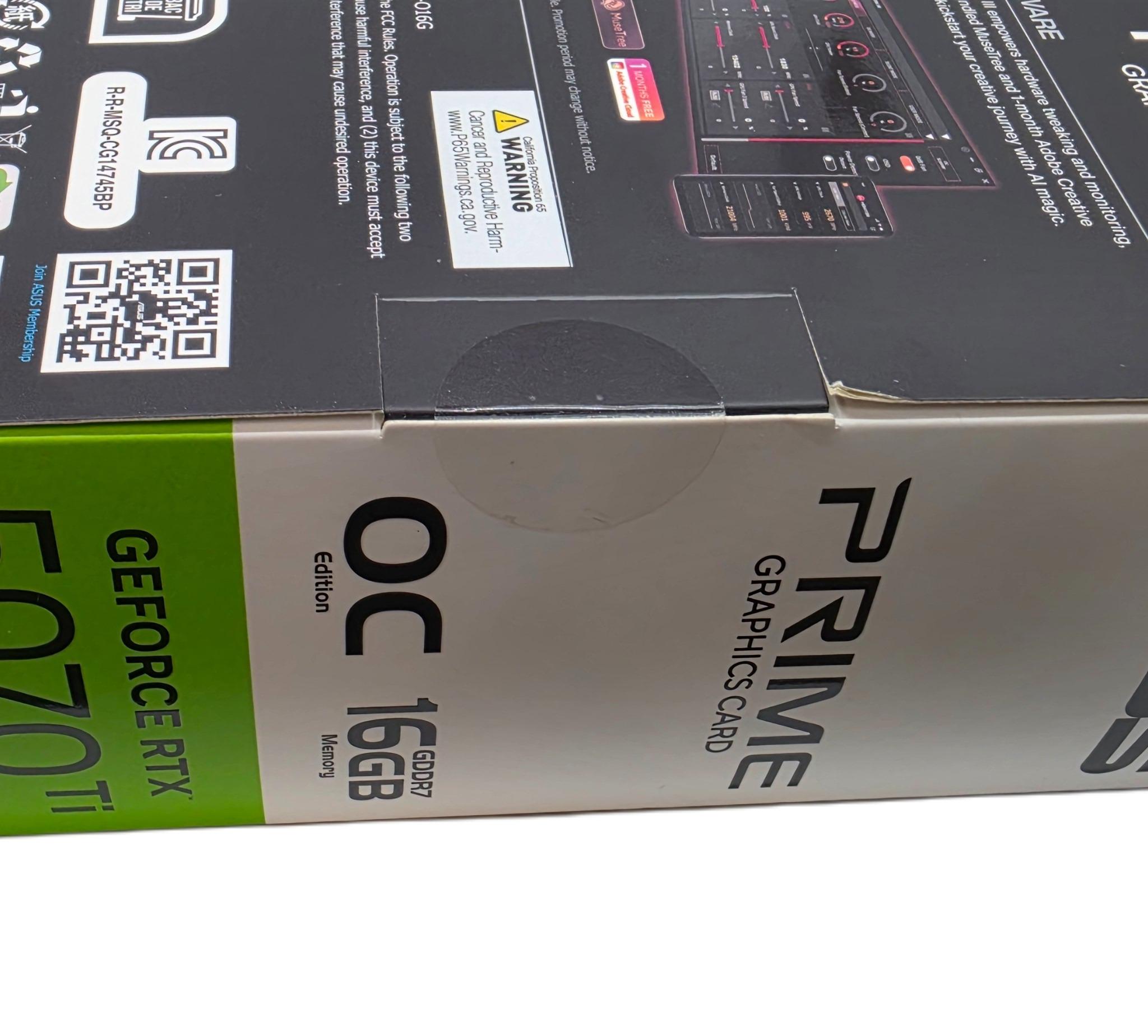 ASUS PRIME GeForce RTX 5070 Ti 16GB GDDR7 (SEALED)