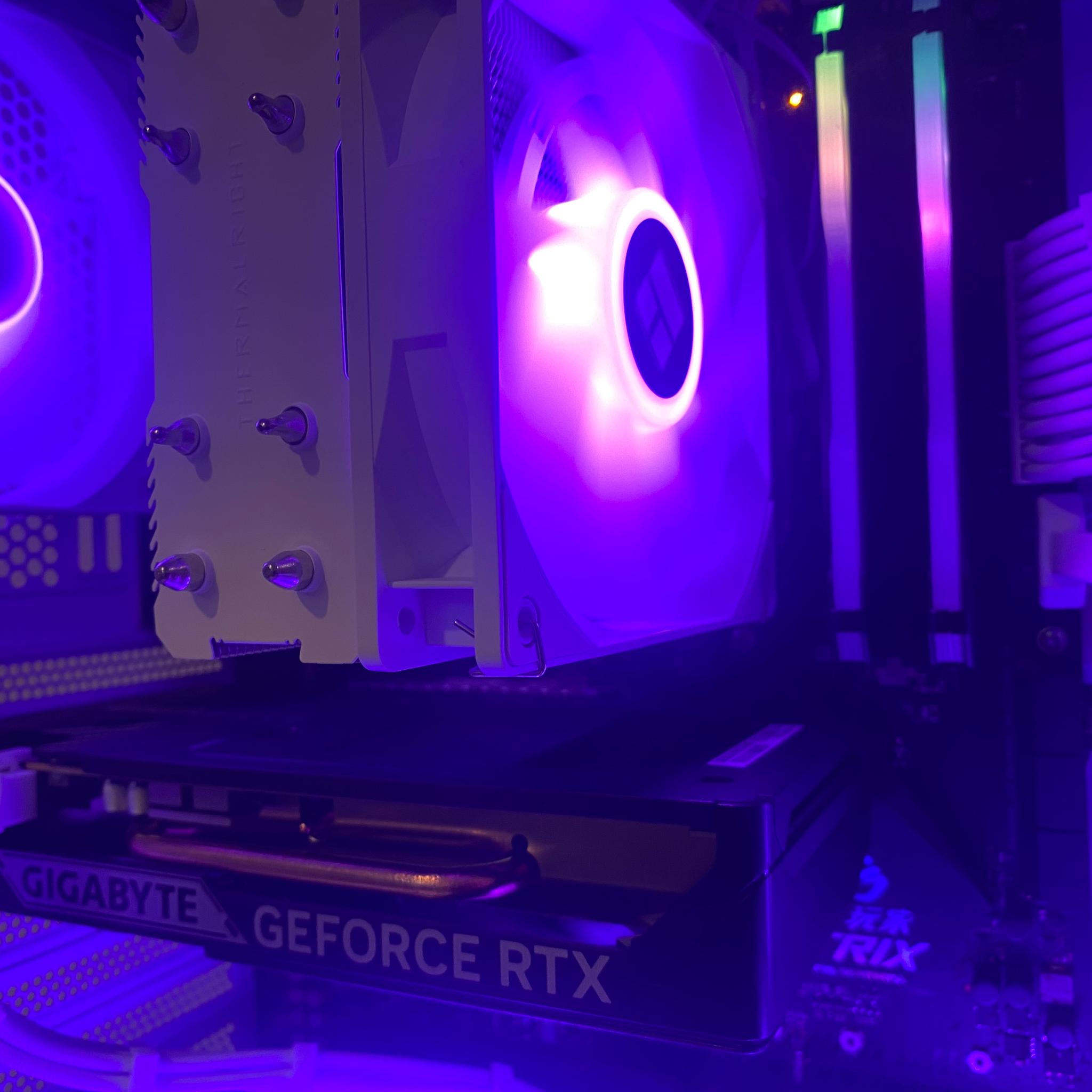 White RGB Gaming PC | Ryzen 7 3700X | RTX 5050 8GB | 16GB RGB | 500GB M.2 SSD