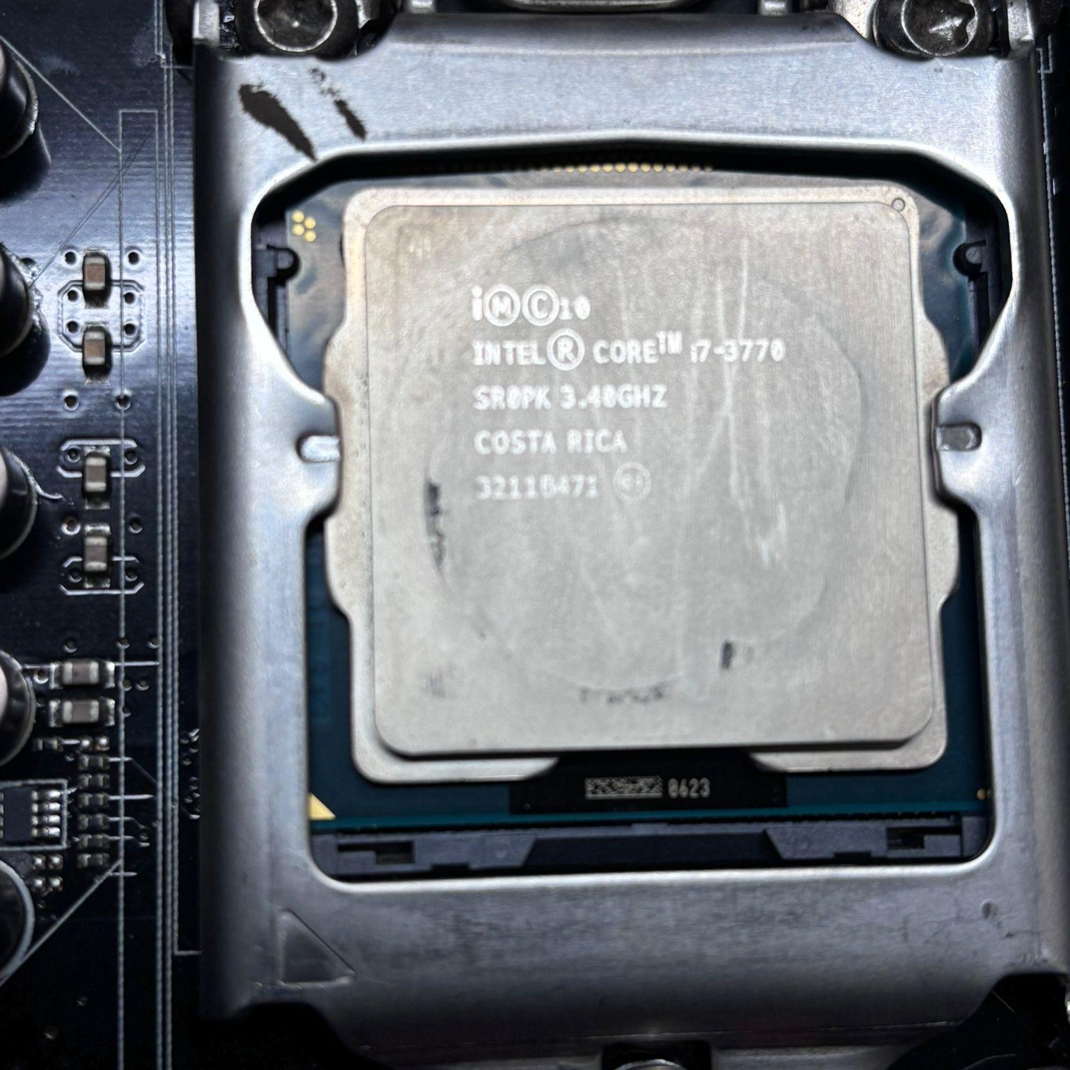 Motherboard and cpu combo it comes with an IO shield and cpu cooler (Fully tested)