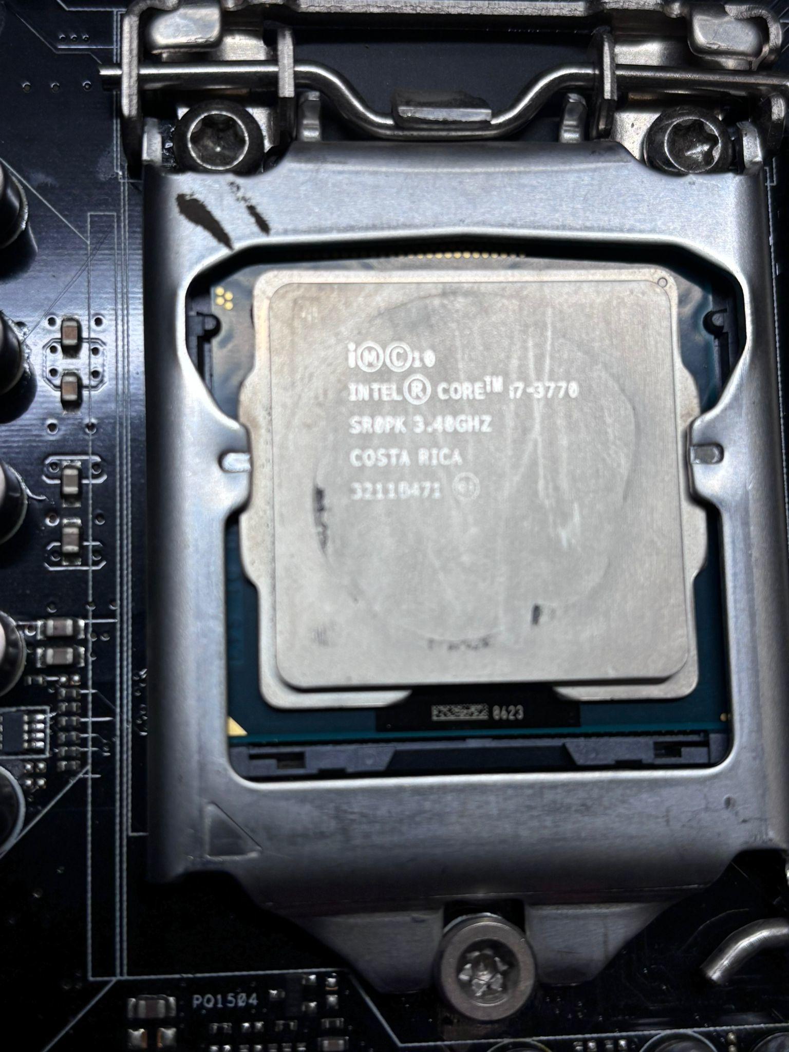 Motherboard and cpu combo it comes with an IO shield and cpu cooler (Fully tested)