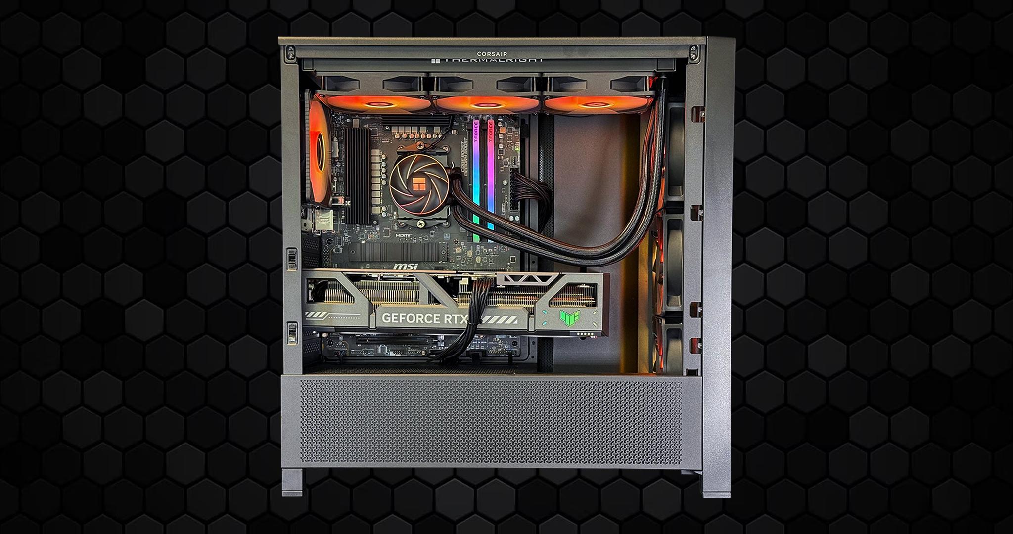 RTX 5090 | 9800X3D | 4TB SSD | 32GB DDR5 | X870 Mobo | 1200W Gold PSU | ARGB Fans | Quasar Frame
