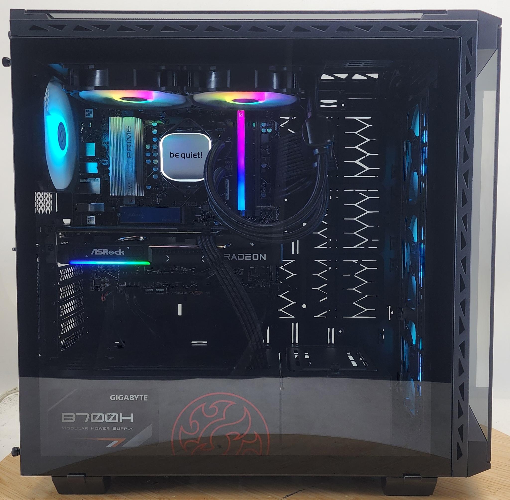 Gaming PC Ryzen 7 7800X3D 16GB RAM 1TB SSD RX 9060 XT 16GB Windows 11 Computer