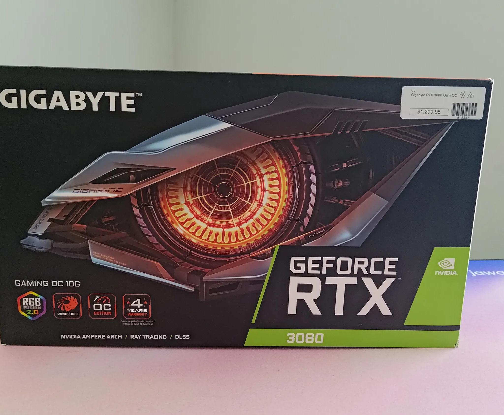 Gigabyte Gaming OC 10G RTX 3080