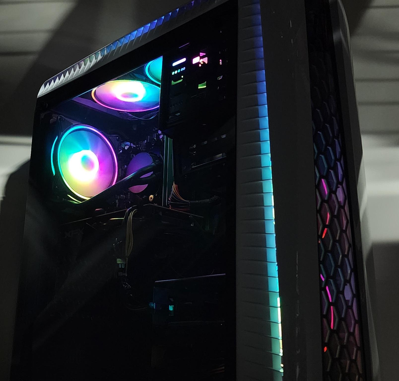Gaming PC A10-8770 8GB RAM 128GB SSD + 500GB HDD RX 470 8GB Windows 11 Computer