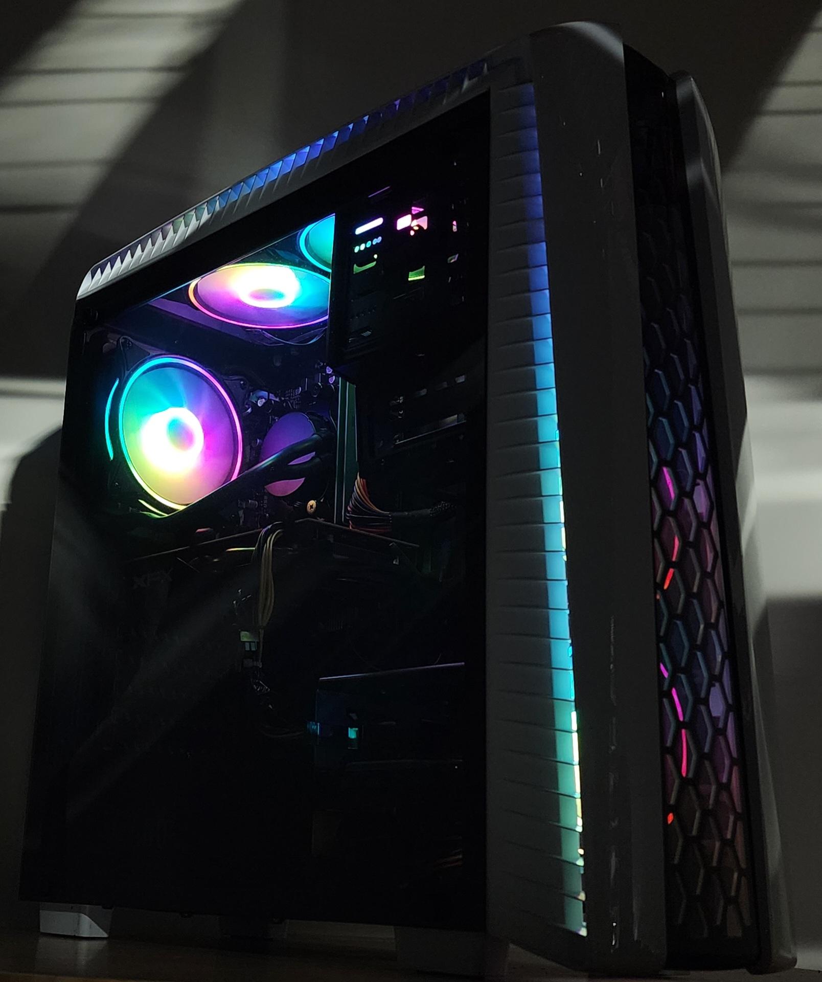 Gaming PC A10-8770 8GB RAM 128GB SSD + 500GB HDD RX 470 8GB Windows 11 Computer