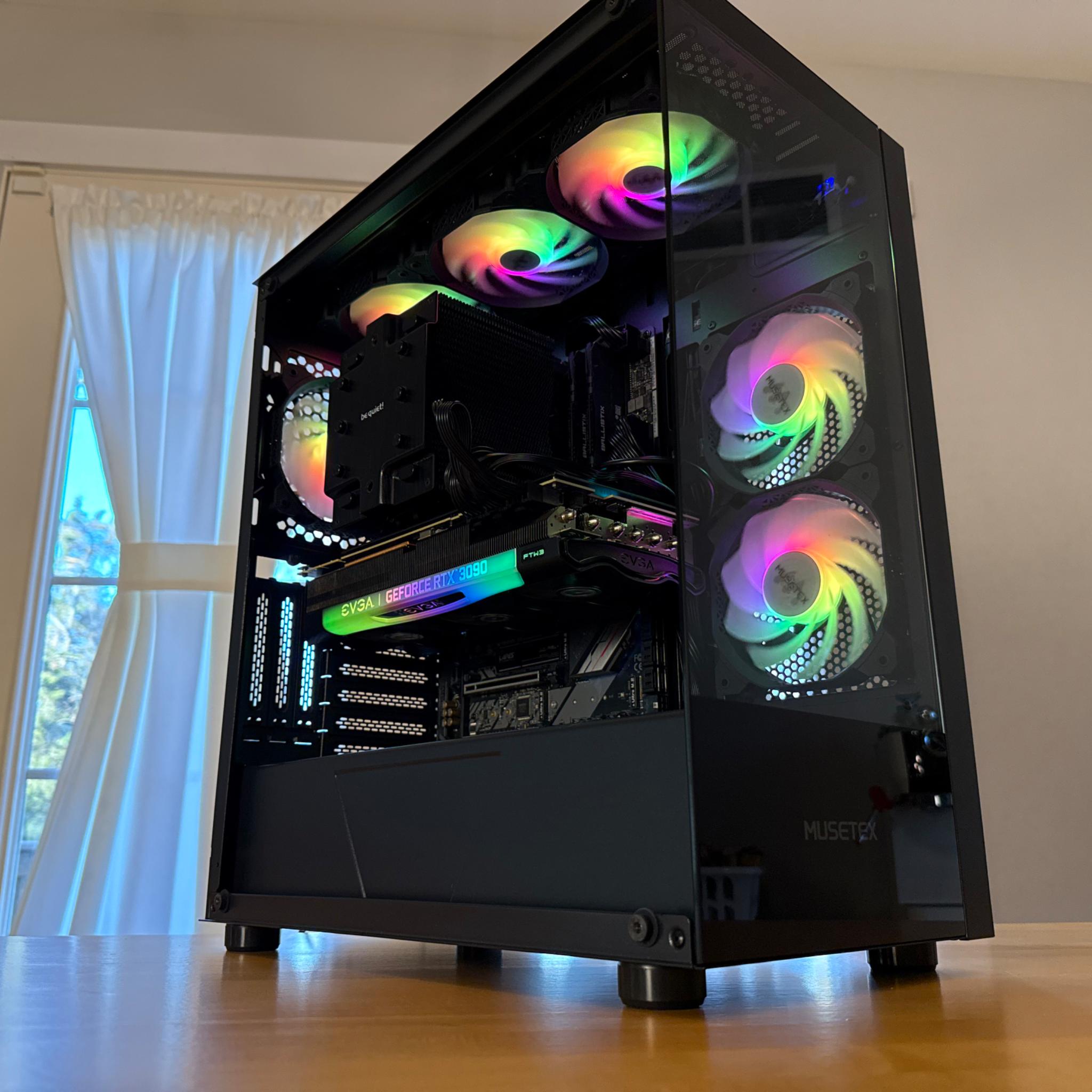 ⚫️🐑| RTX 3090 24gb, Threadripper 2920x, 64gb ram, 2tb SSD, WiFi Equipped Gaming PC