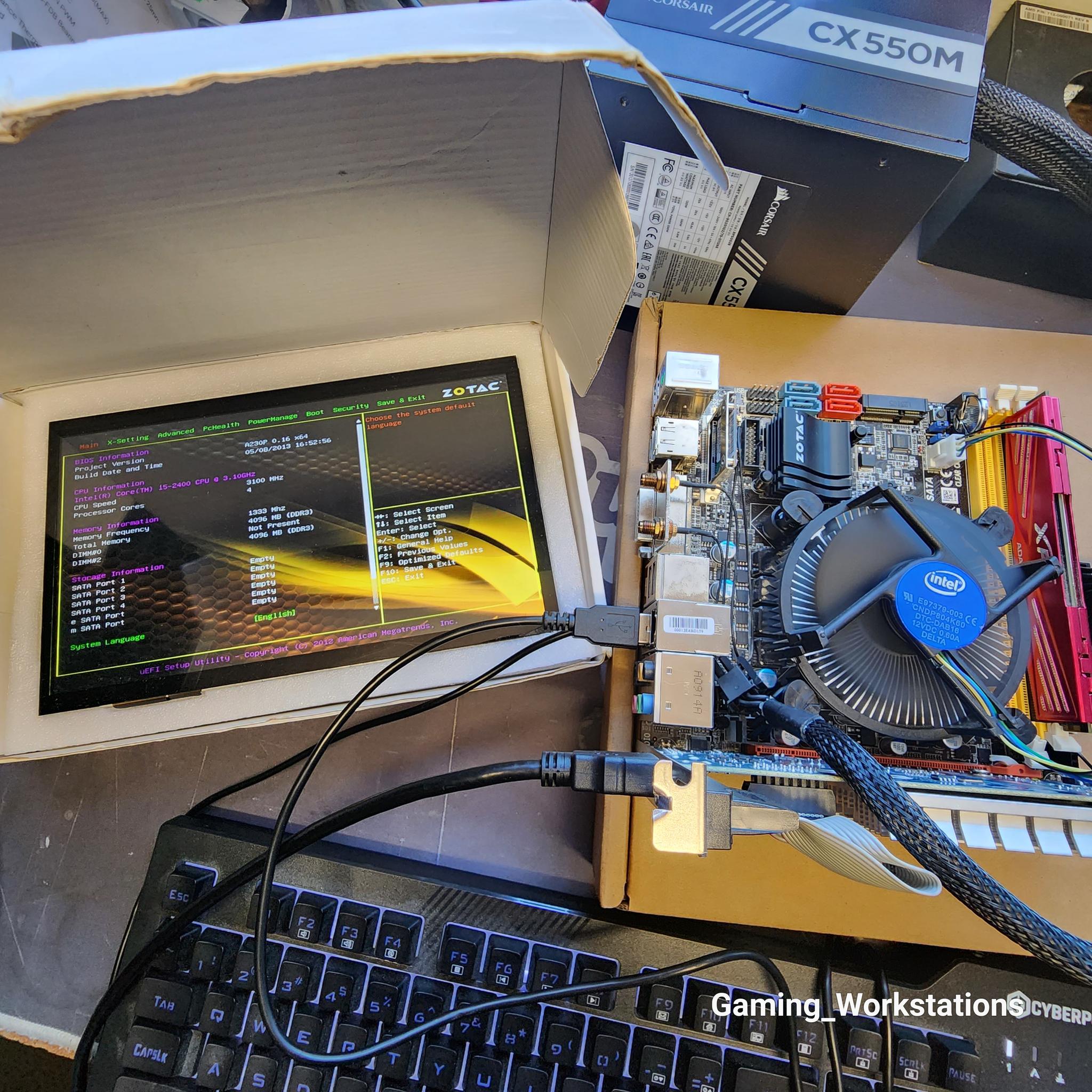 CPU + Motherboard + RAM + Cooler Combo