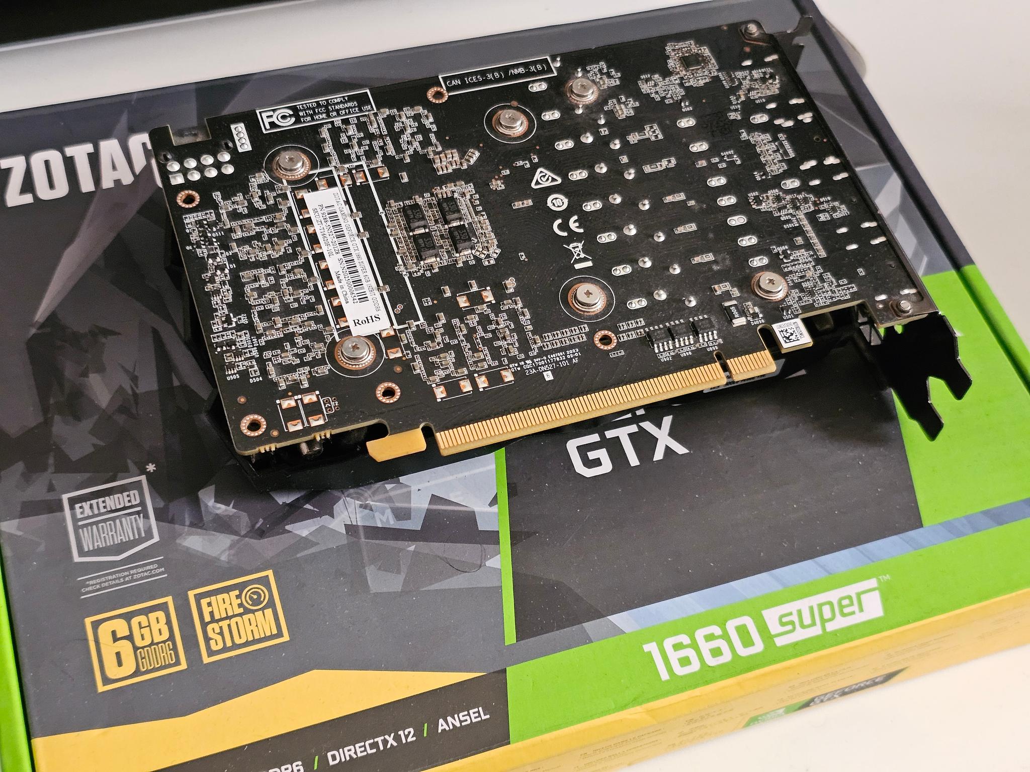 Zotac GAMING Twin Fan GeForce GTX 1660 SUPER