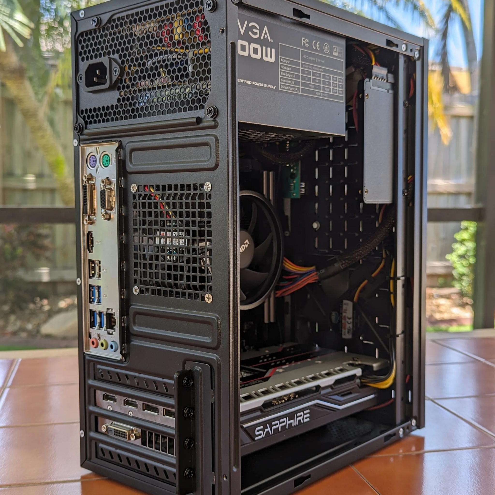 Tiny But Mighty - The Basics - RX580 8GB R3 3100 16GB RAM 512SSD