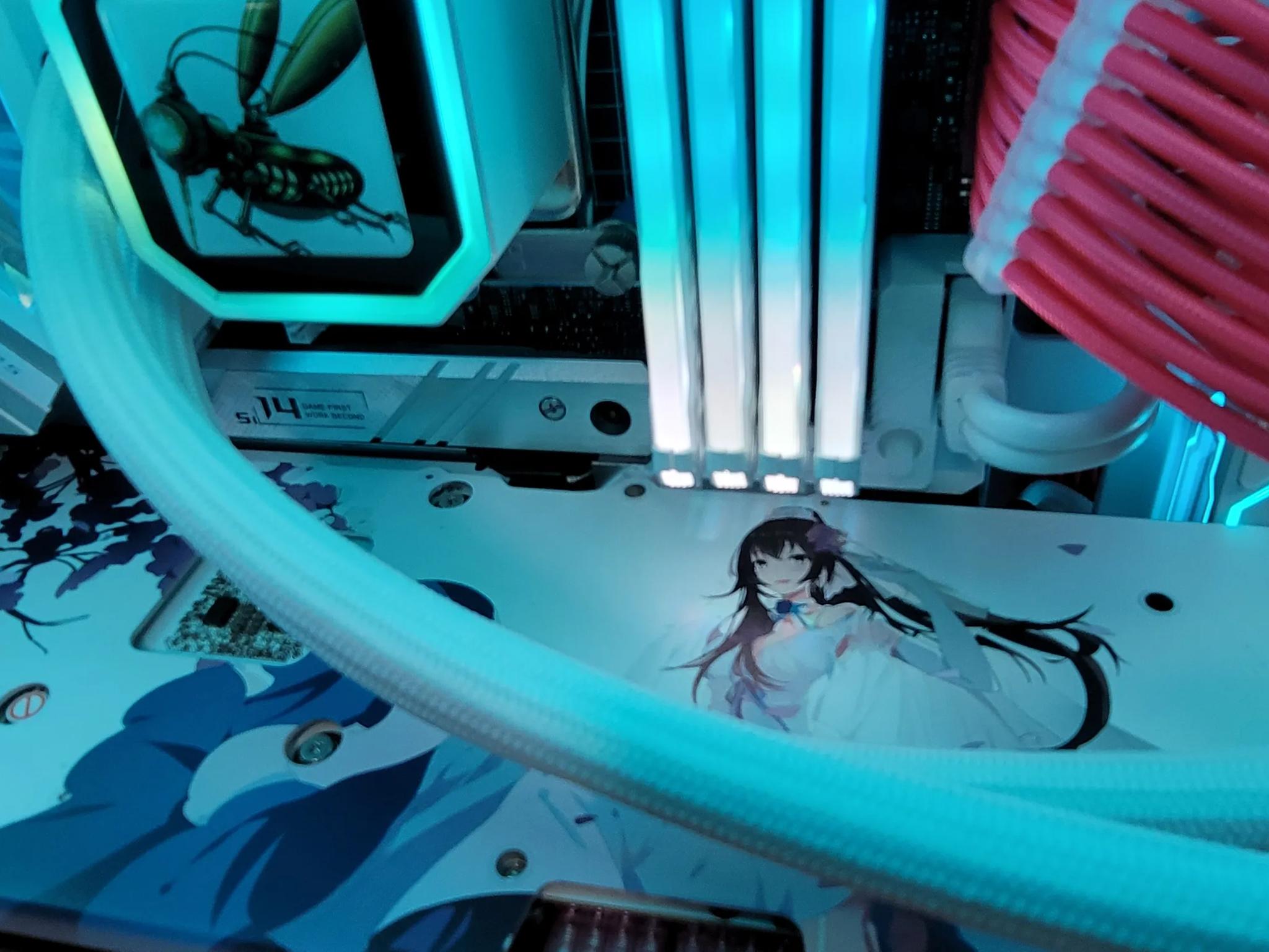 Sakura Ni! Core i7 13700F, Yeston Sakura RTX 3080, 32Gb, 2Tb Gen 4 NVMe, Strix Z690, WiFi/BT/Ether