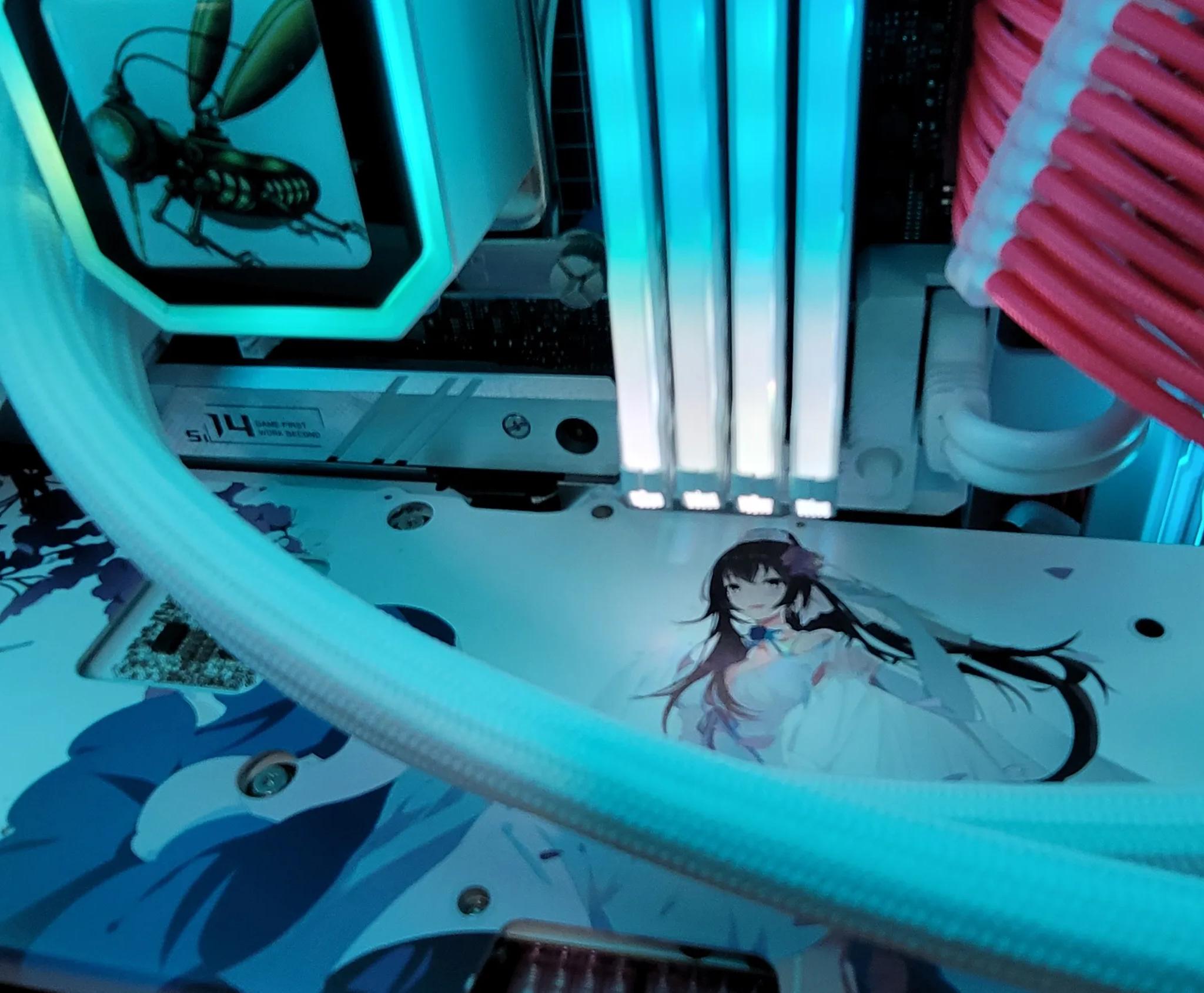 Sakura Ni! Core i7 13700F, Yeston Sakura RTX 3080, 32Gb, 2Tb Gen 4 NVMe, Strix Z690, WiFi/BT/Ether