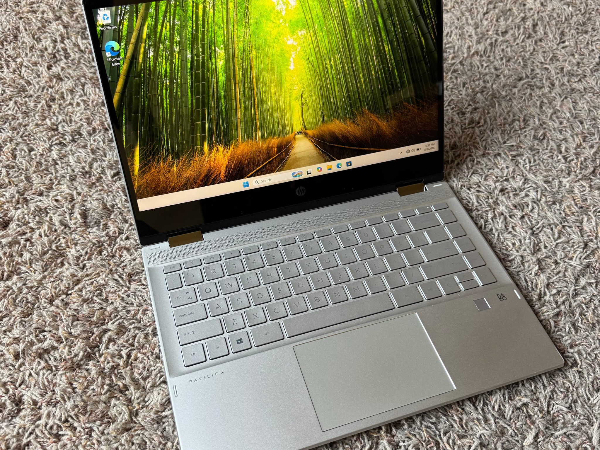 Hp pavilion x360 convertible 14 inch Intel i5 11th gen 8GB ddr4 ram, 256gb ssd storage, touch screen