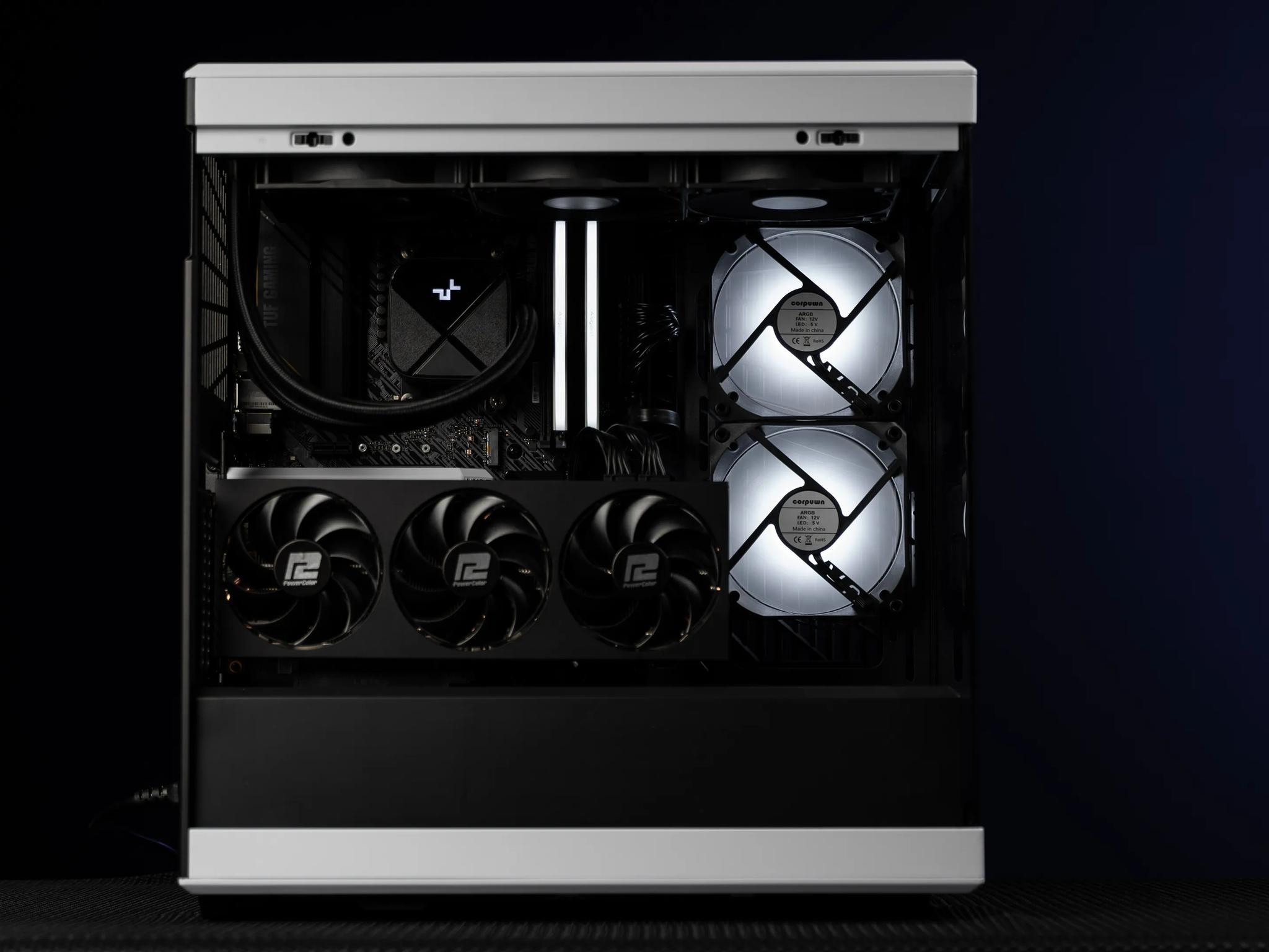 “Prebryte” RX 7700 XT Ryzen 7 32GB Windows 11 Pro 2TB Gaming PC Powerhouse