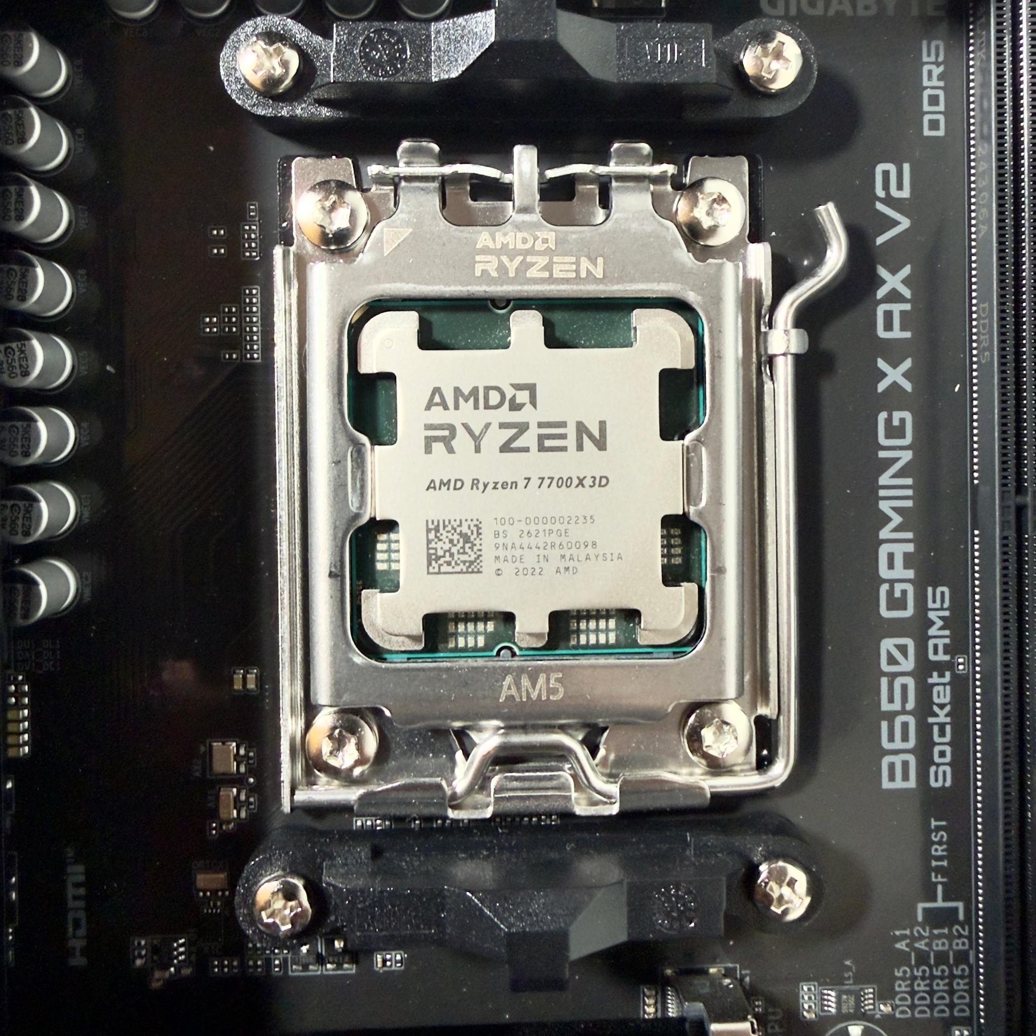 B650 MOTHERBOARD + 7700X3D CPU + 32GB DDR5 RAM COMBO