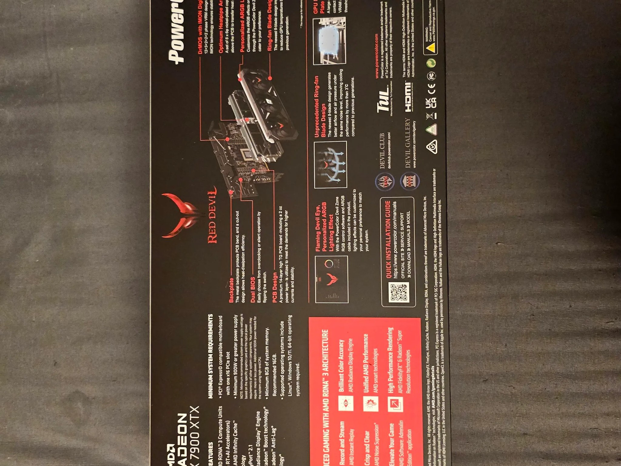 AMD Radeon 7900 xtx PowerColor Red Devil BNIB